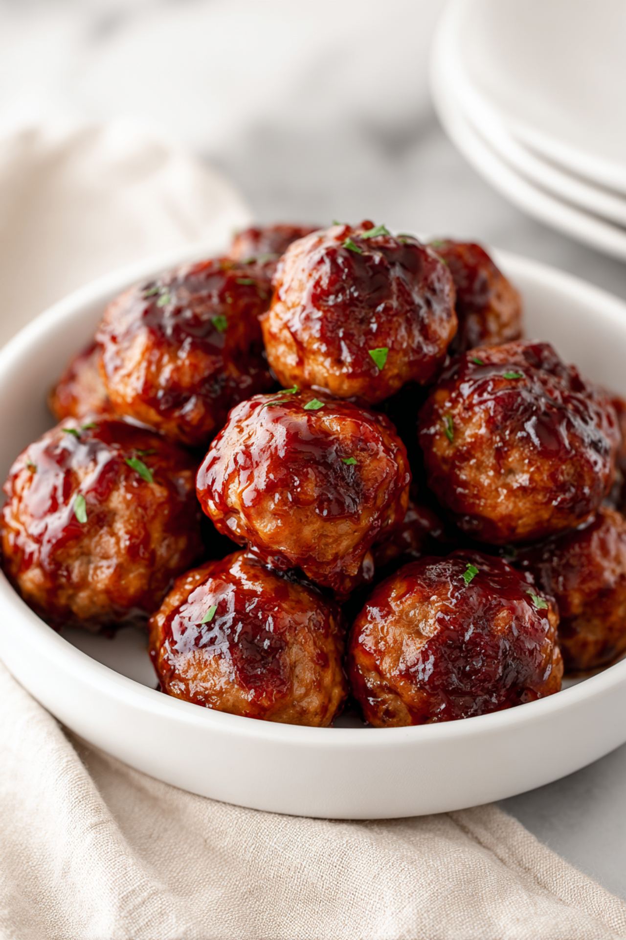 3-Ingredient Cranberry BBQ Meatballs