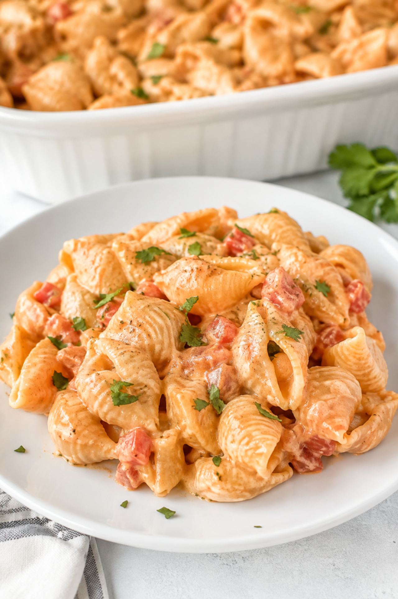 3-Ingredient Creamy Salsa Shells
