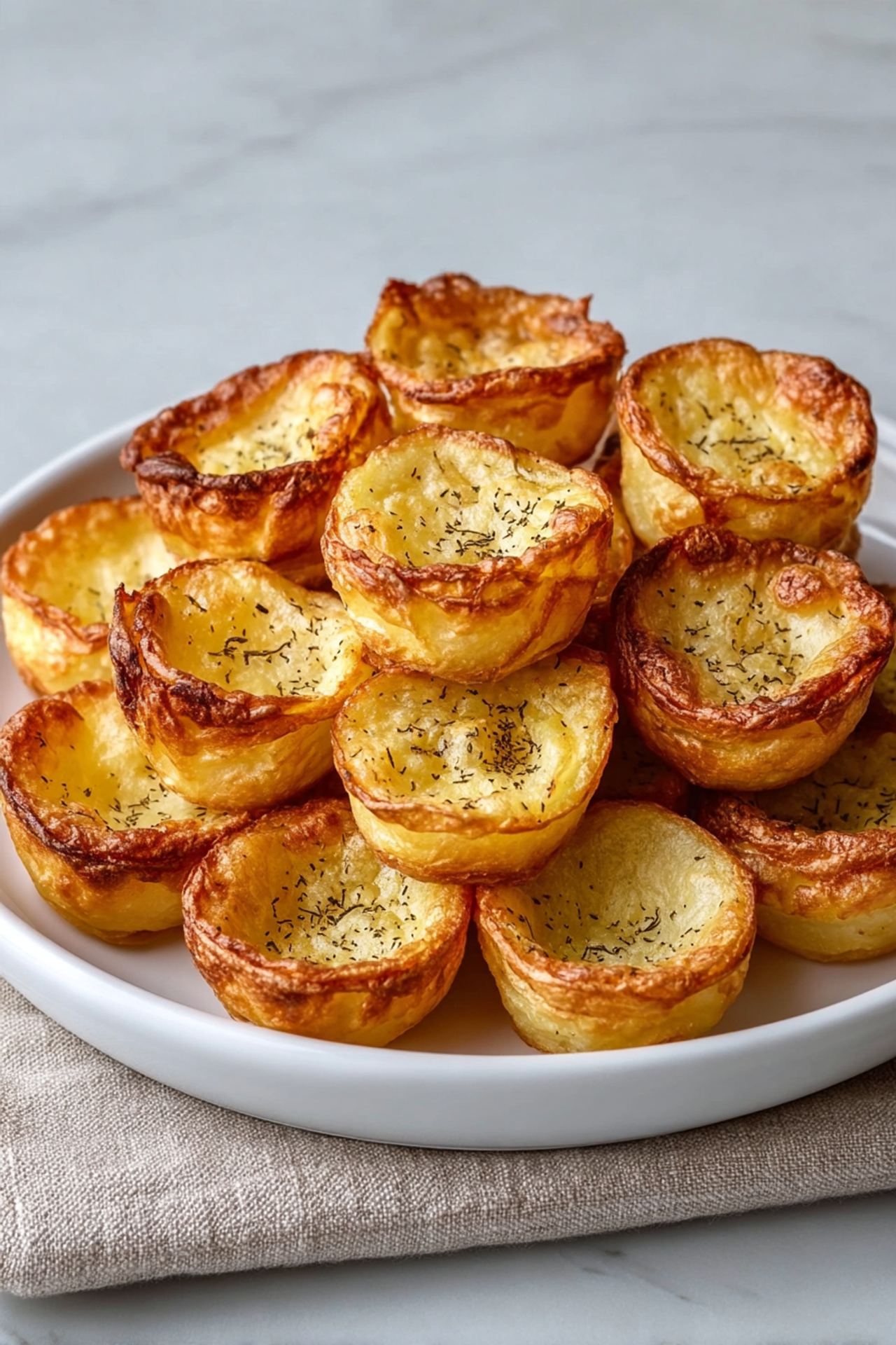 3-Ingredient Crispy Potato Cups
