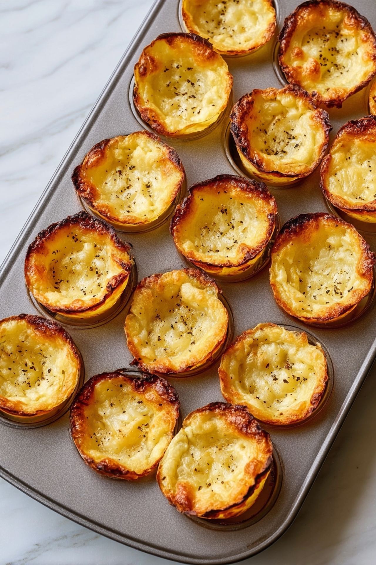 3-Ingredient Crispy Potato Cups