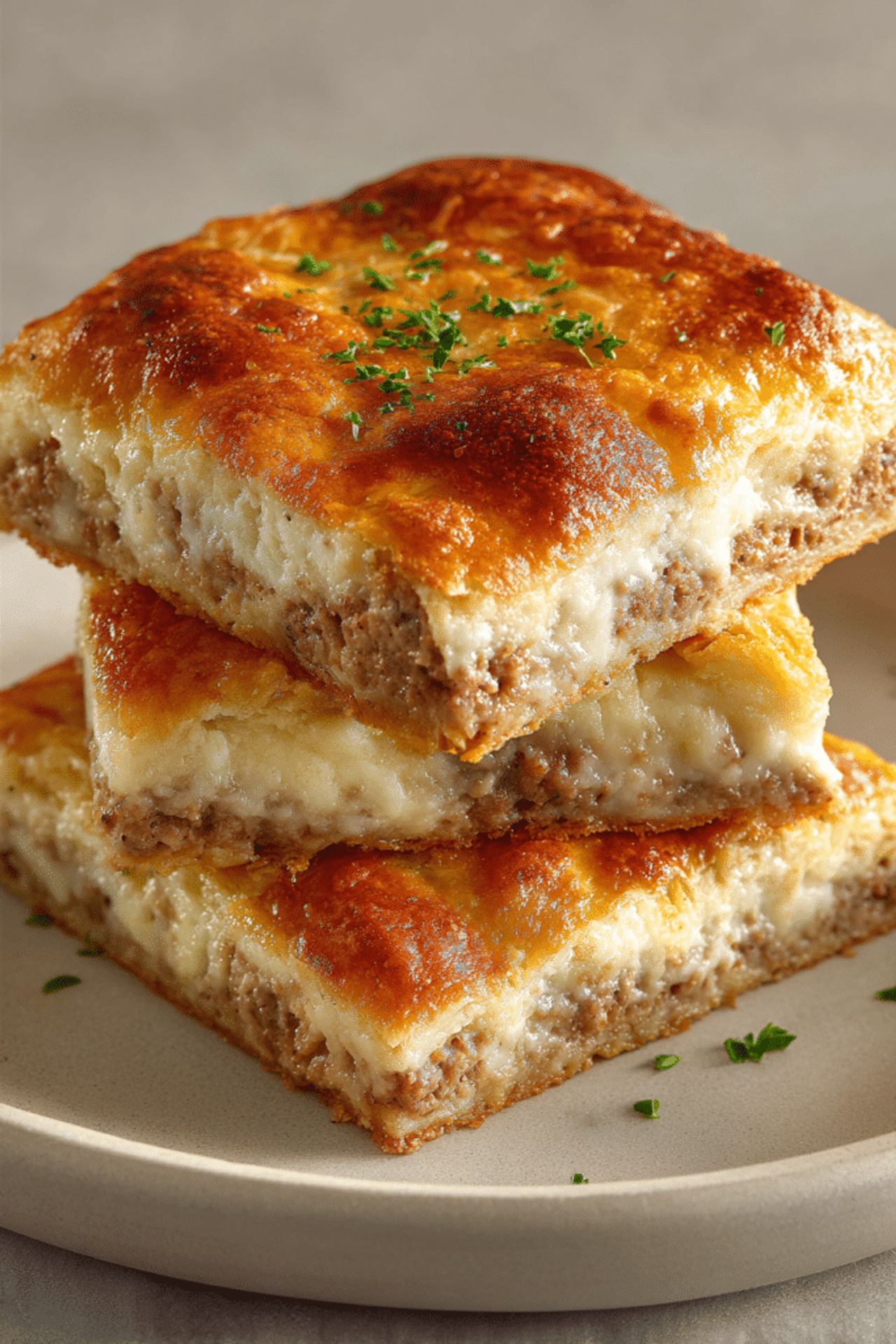 3-Ingredient Sausage & Cream Cheese Casserole