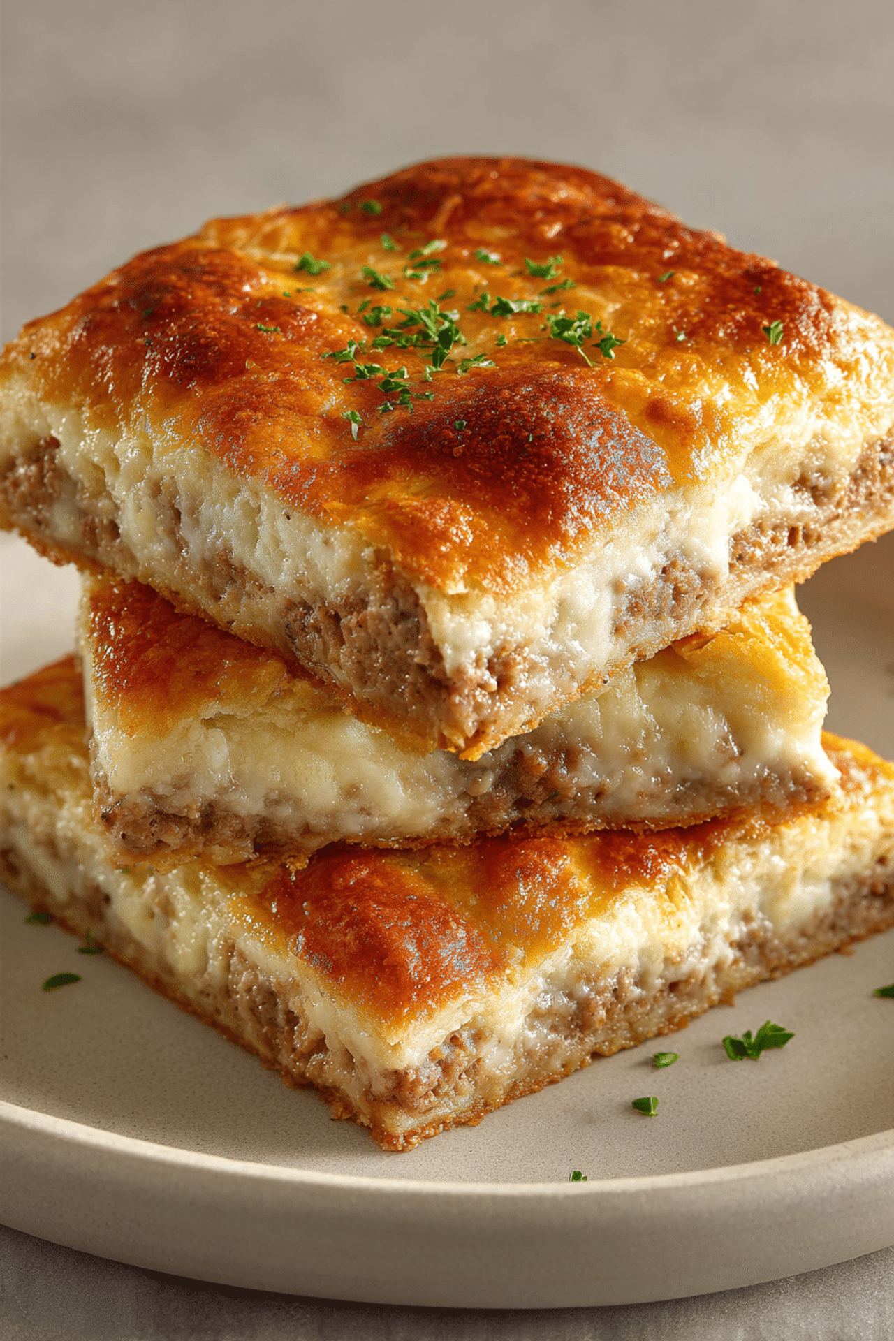 3-Ingredient Sausage & Cream Cheese Casserole