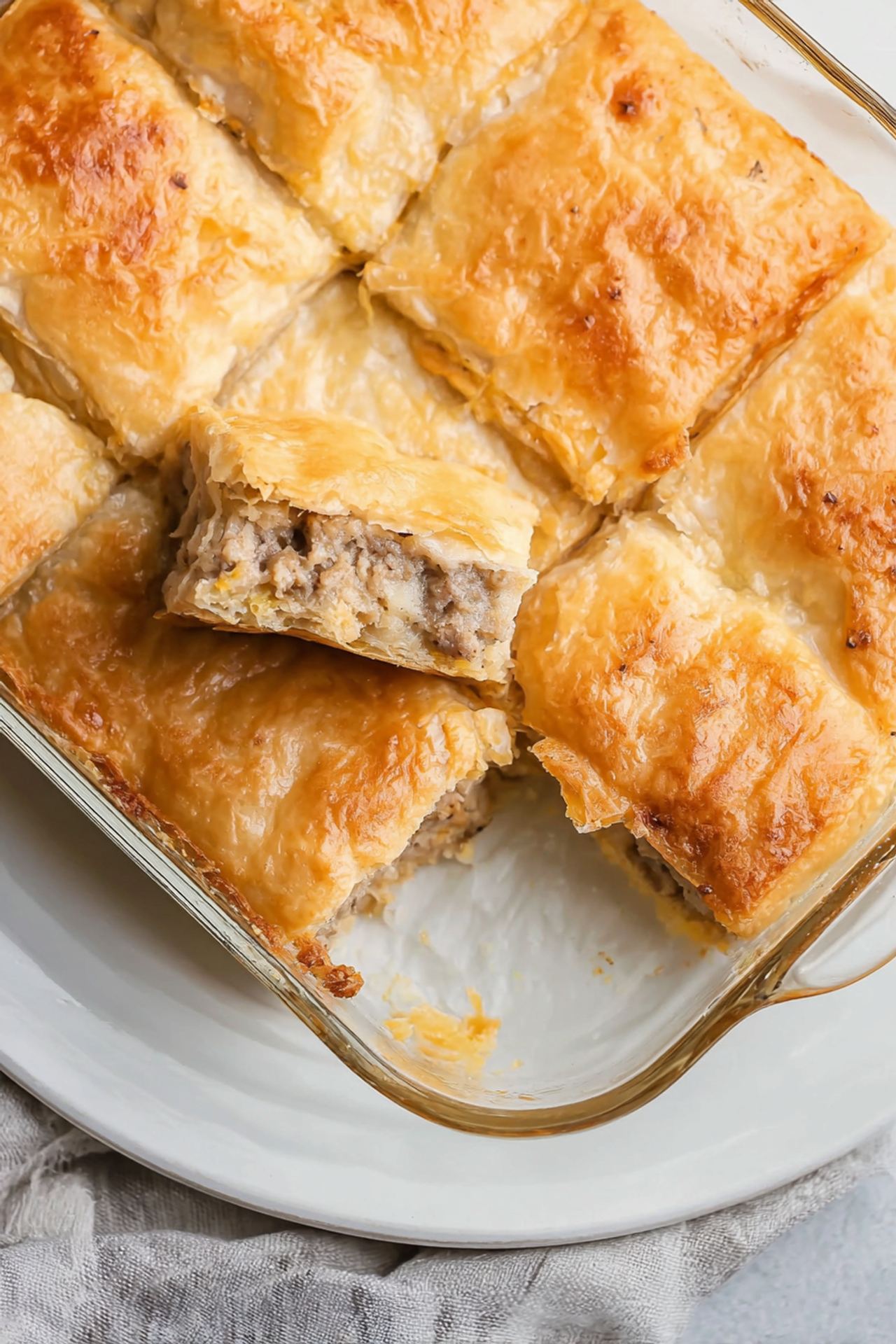 3 Ingredient Sausage Squares