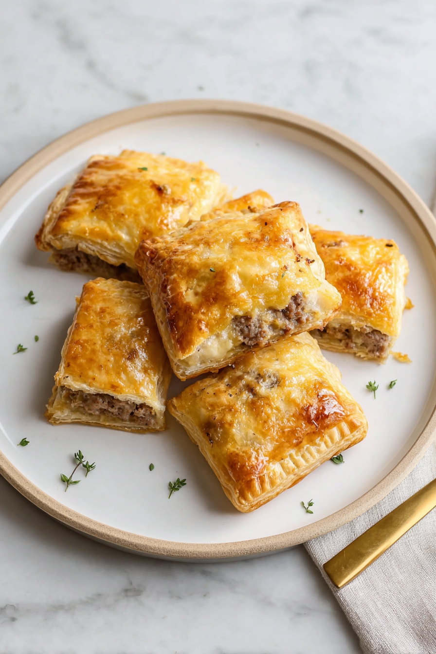 3 Ingredient Sausage Squares