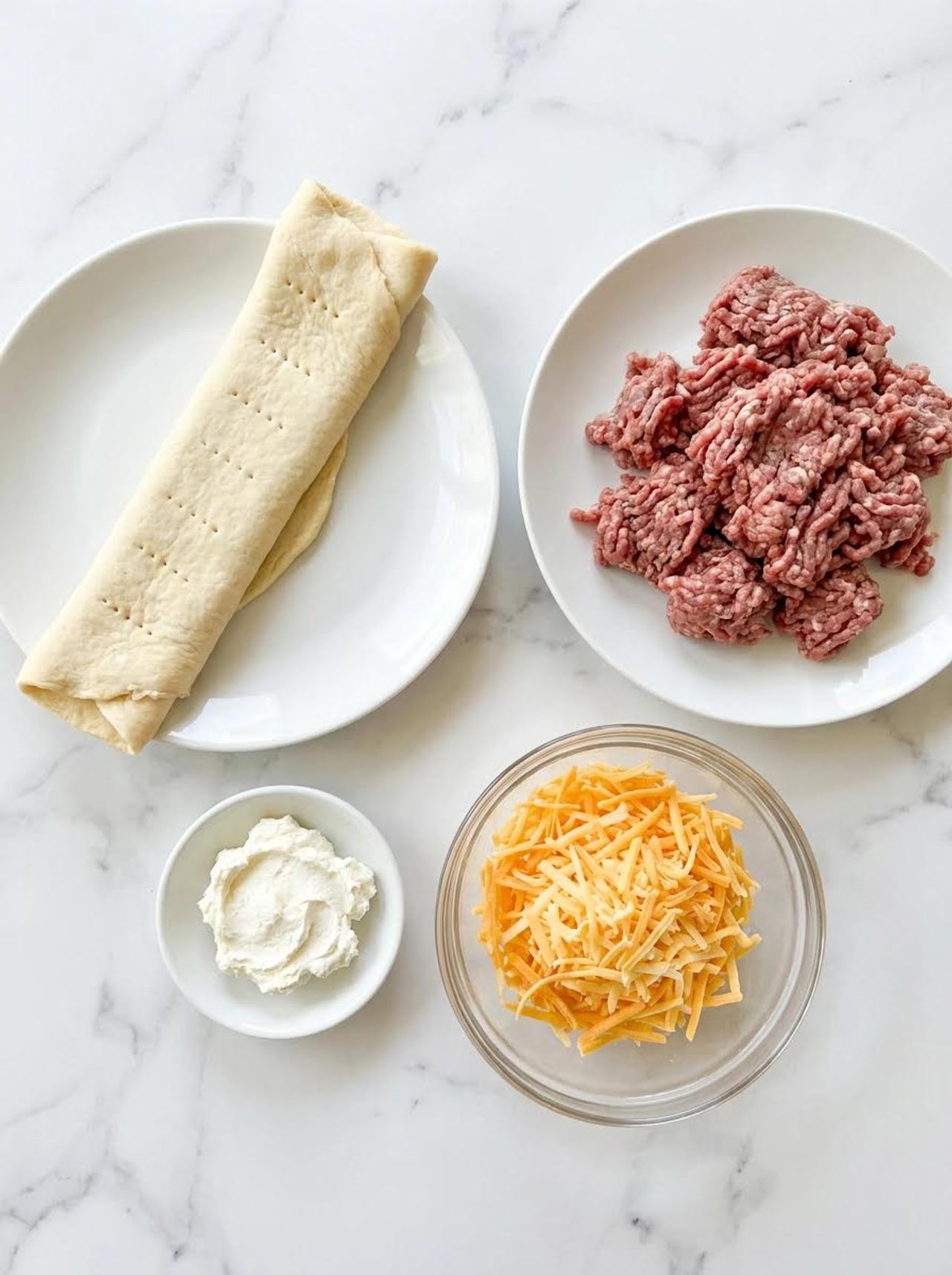 4-Ingredient Beef Crescent Puffs