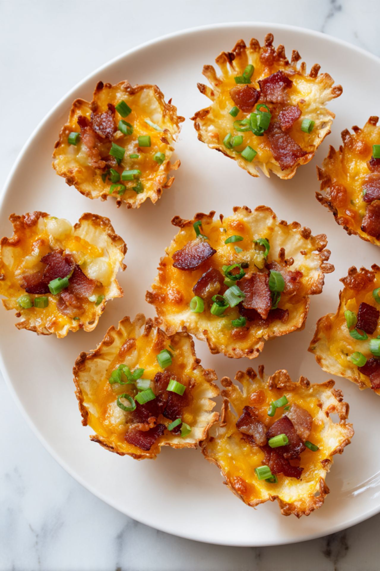 4-Ingredient Crispy Cheese Cups