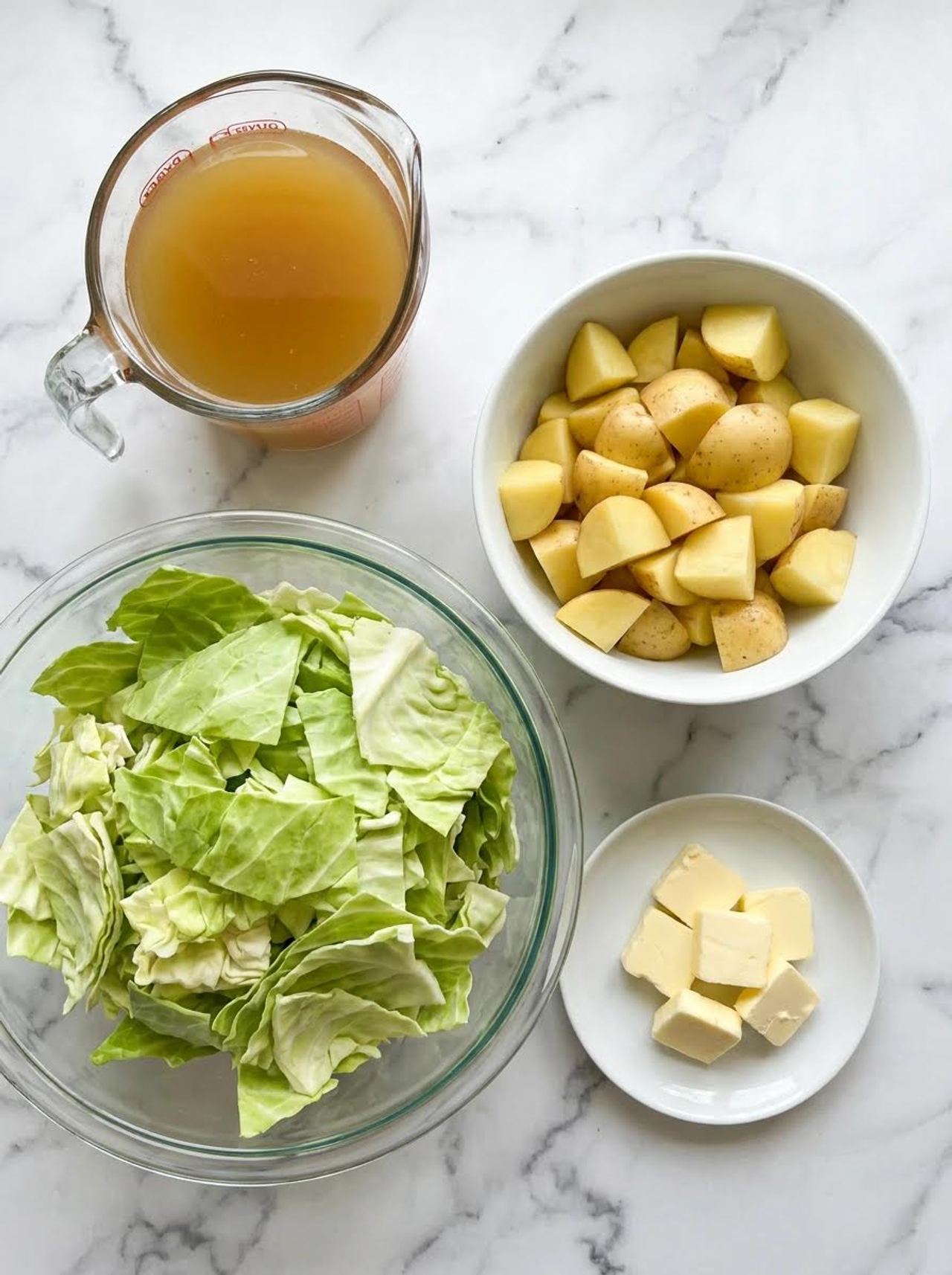 4-Ingredient Crockpot Cabbage and Potatoes