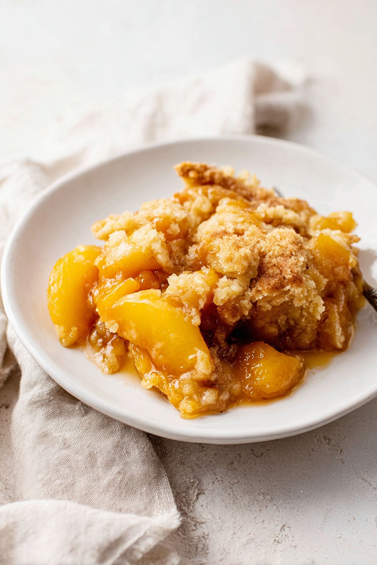 4-Ingredient Slow Cooker Apple Cobbler