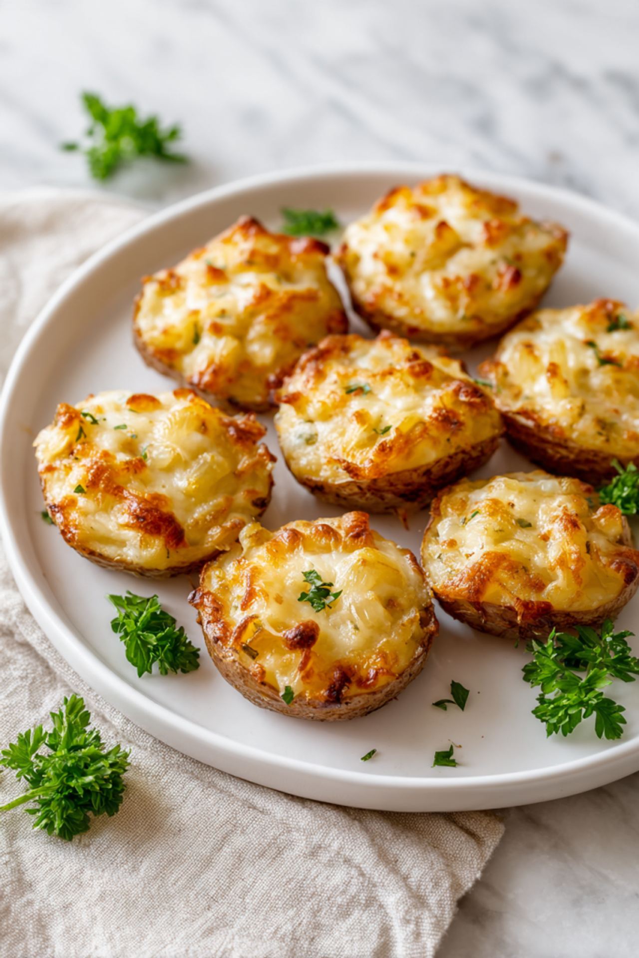 4-Ingredient Swiss Onion Potato Bites