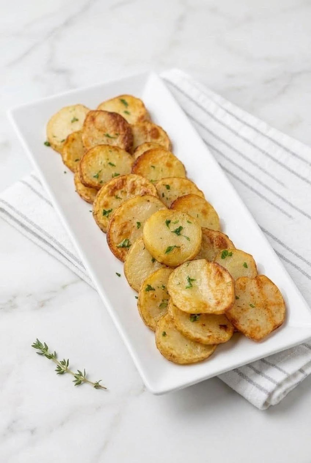 Air Fryer Sliced Potatoes