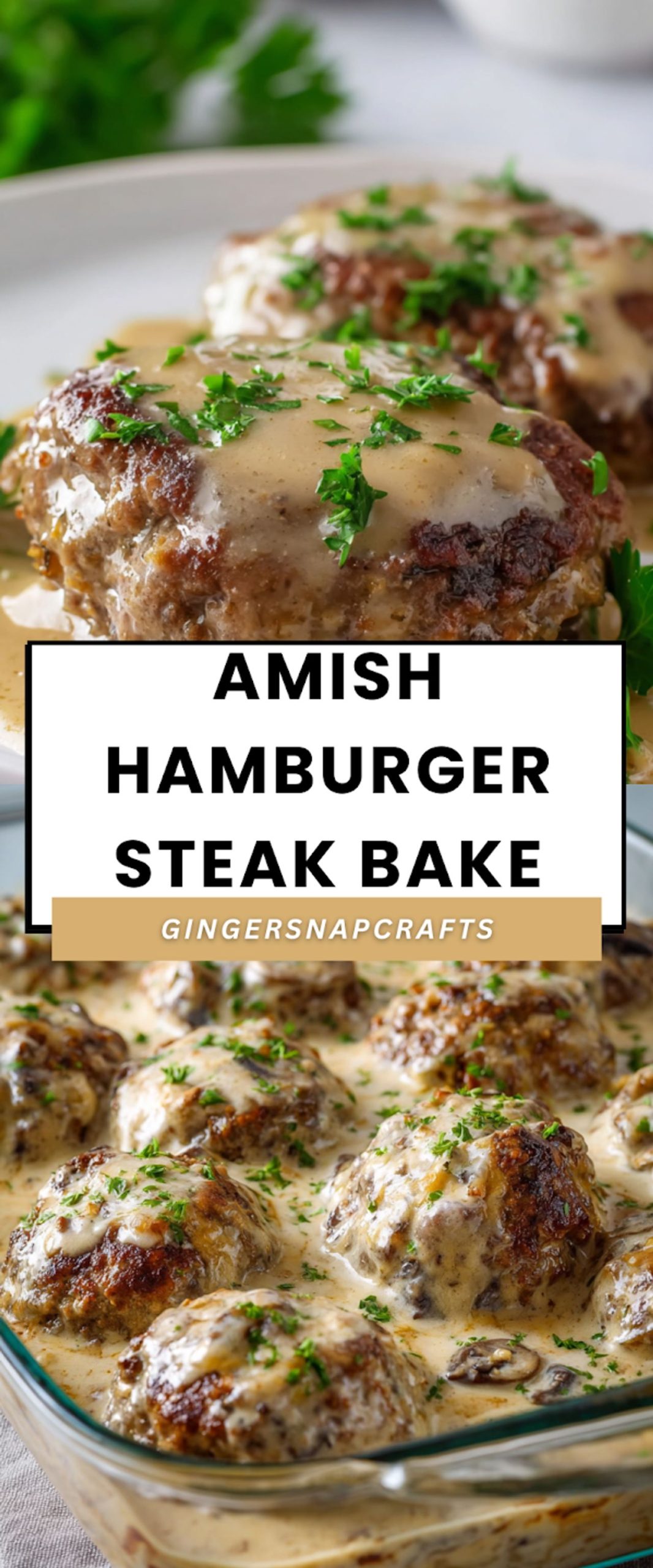 Amish Hamburger Steak Bake