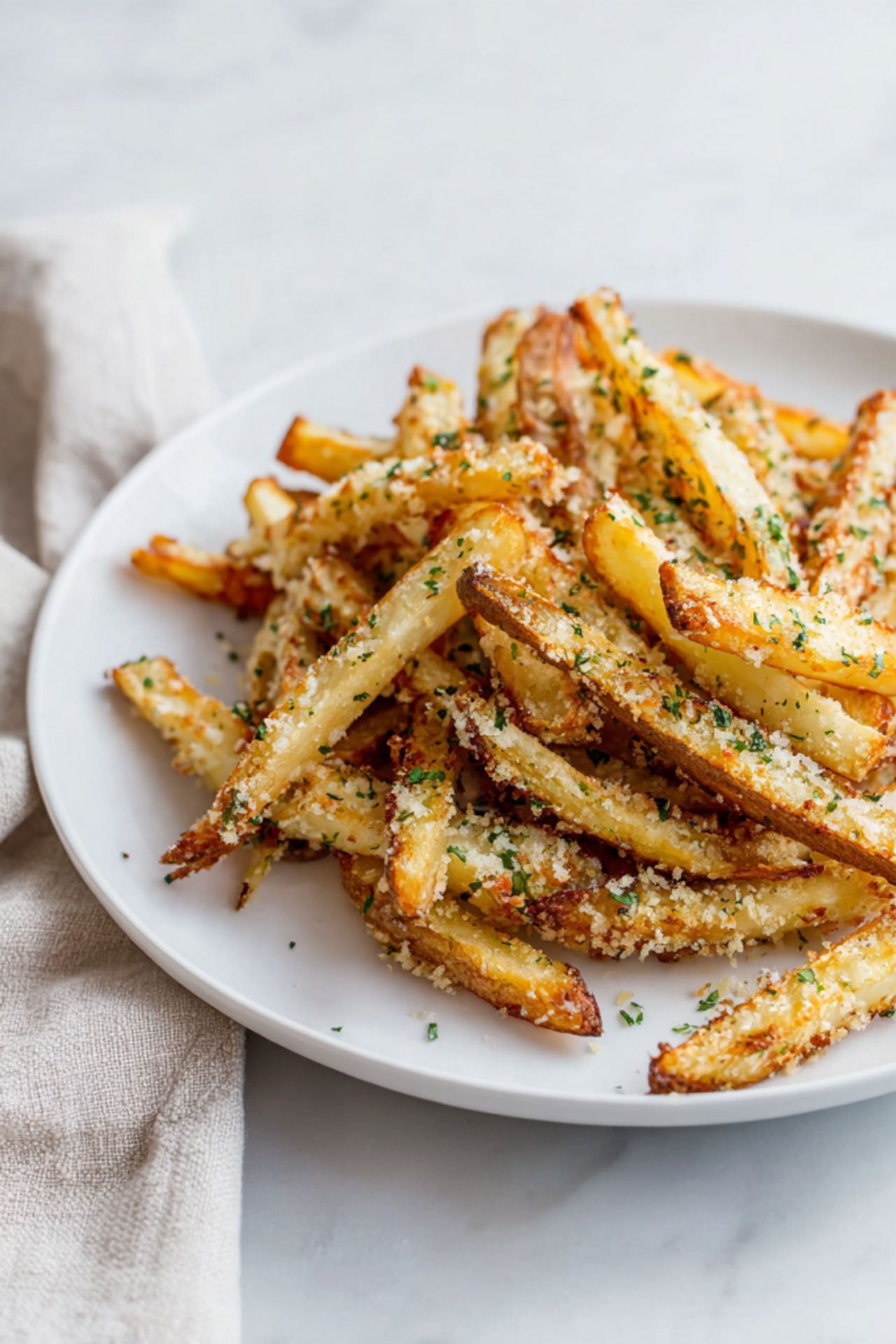 Baked Garlic Parmesan Fries