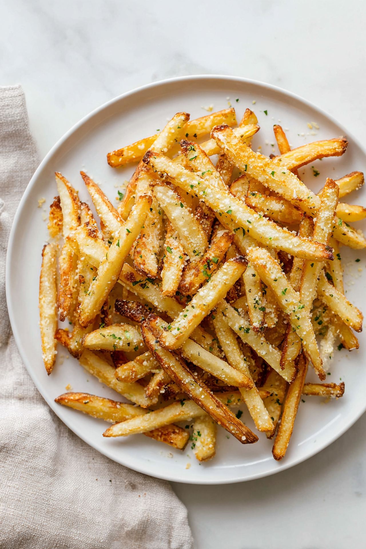 Baked Garlic Parmesan Fries