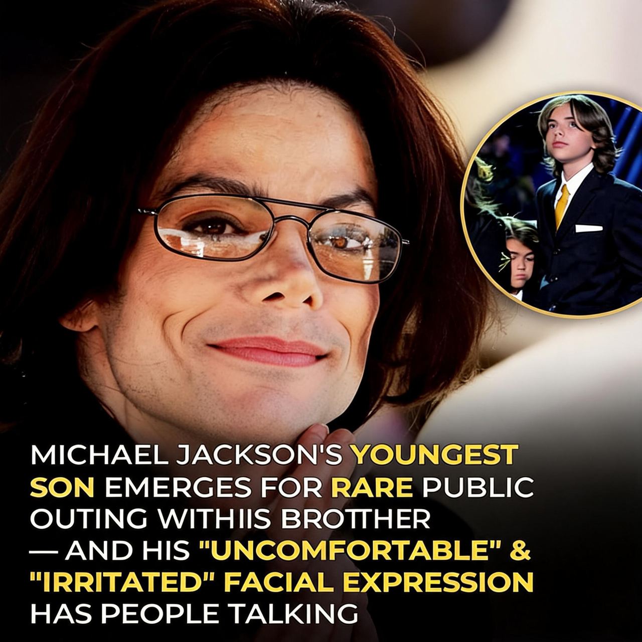 Both brothers inherited different sides from their late father, Michael Jackson. 😮