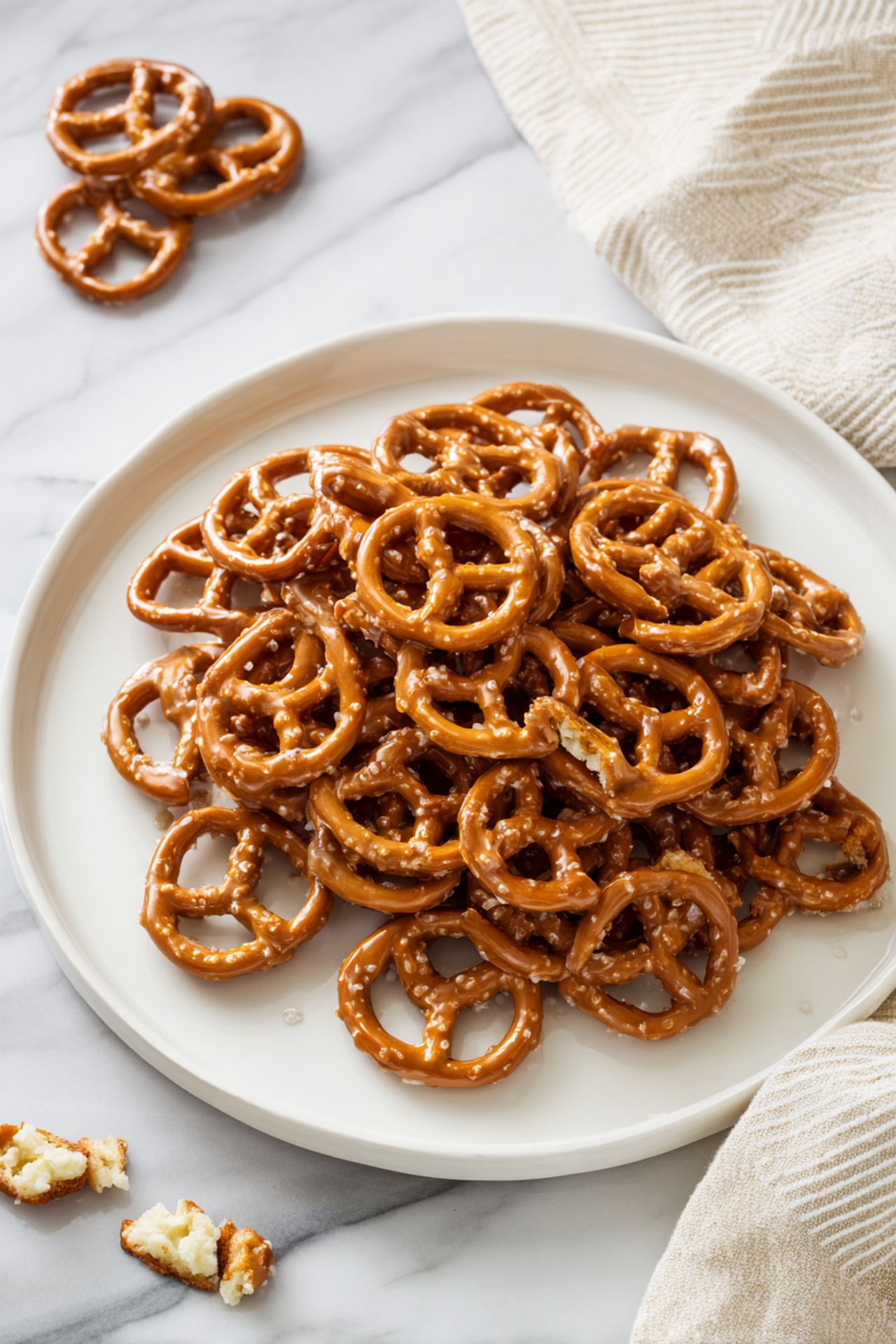 Butter Toffee Pretzels