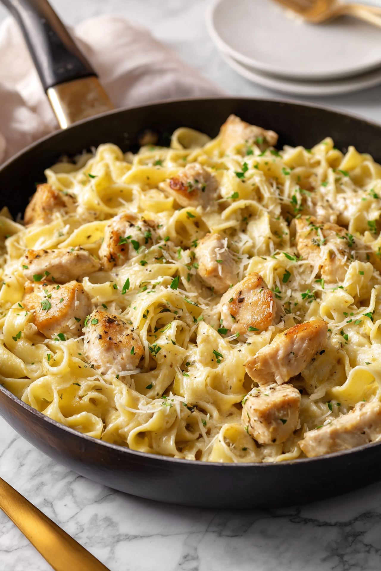 Buttery Chicken and Noodles