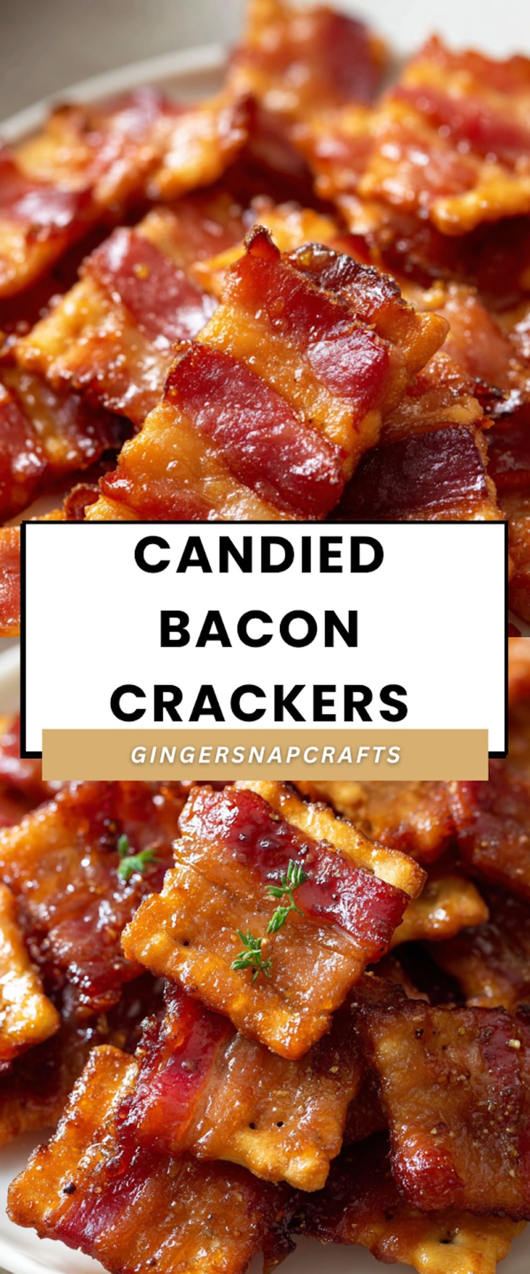 Candied Bacon Crackers