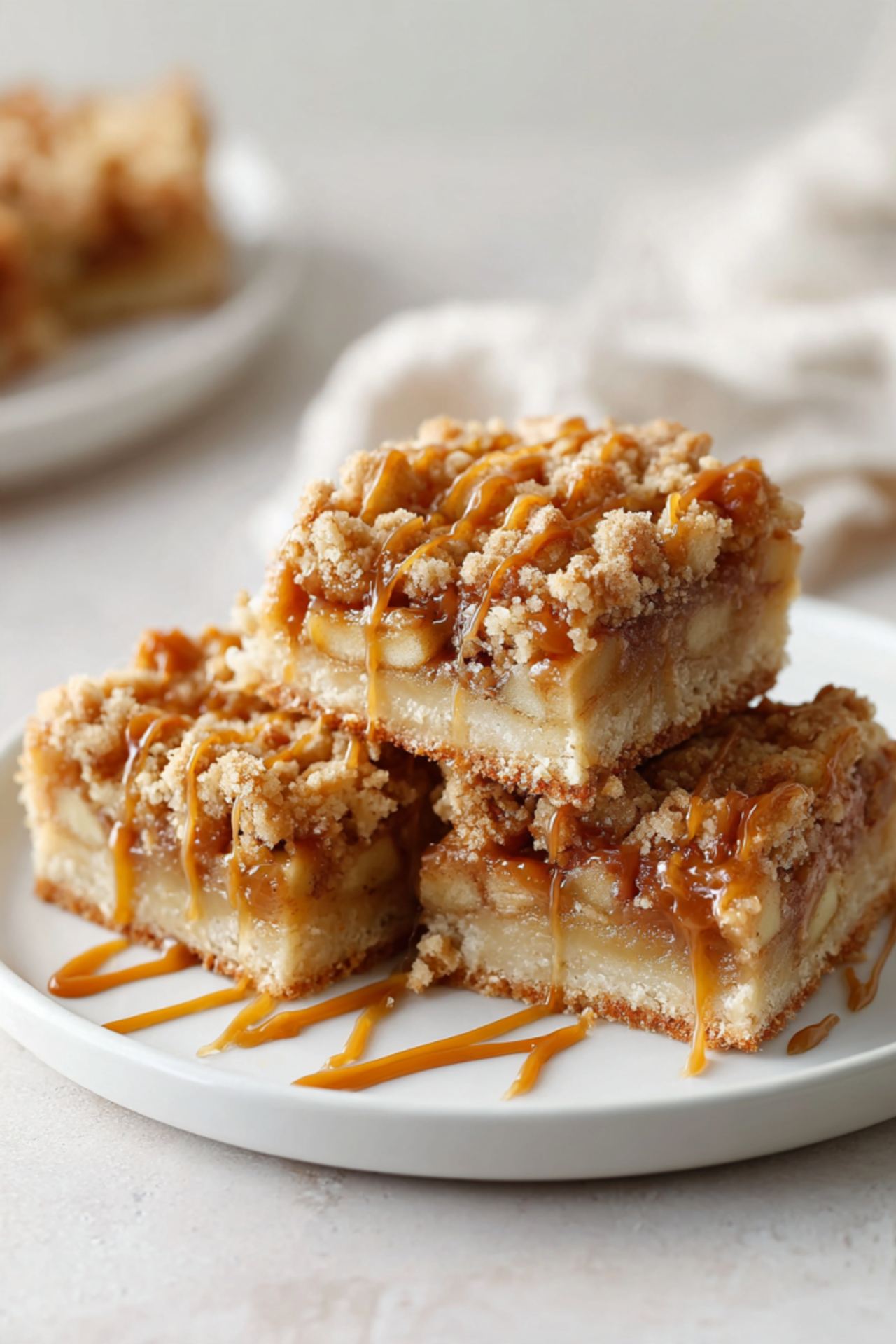 Caramel Apple Crumb Bars