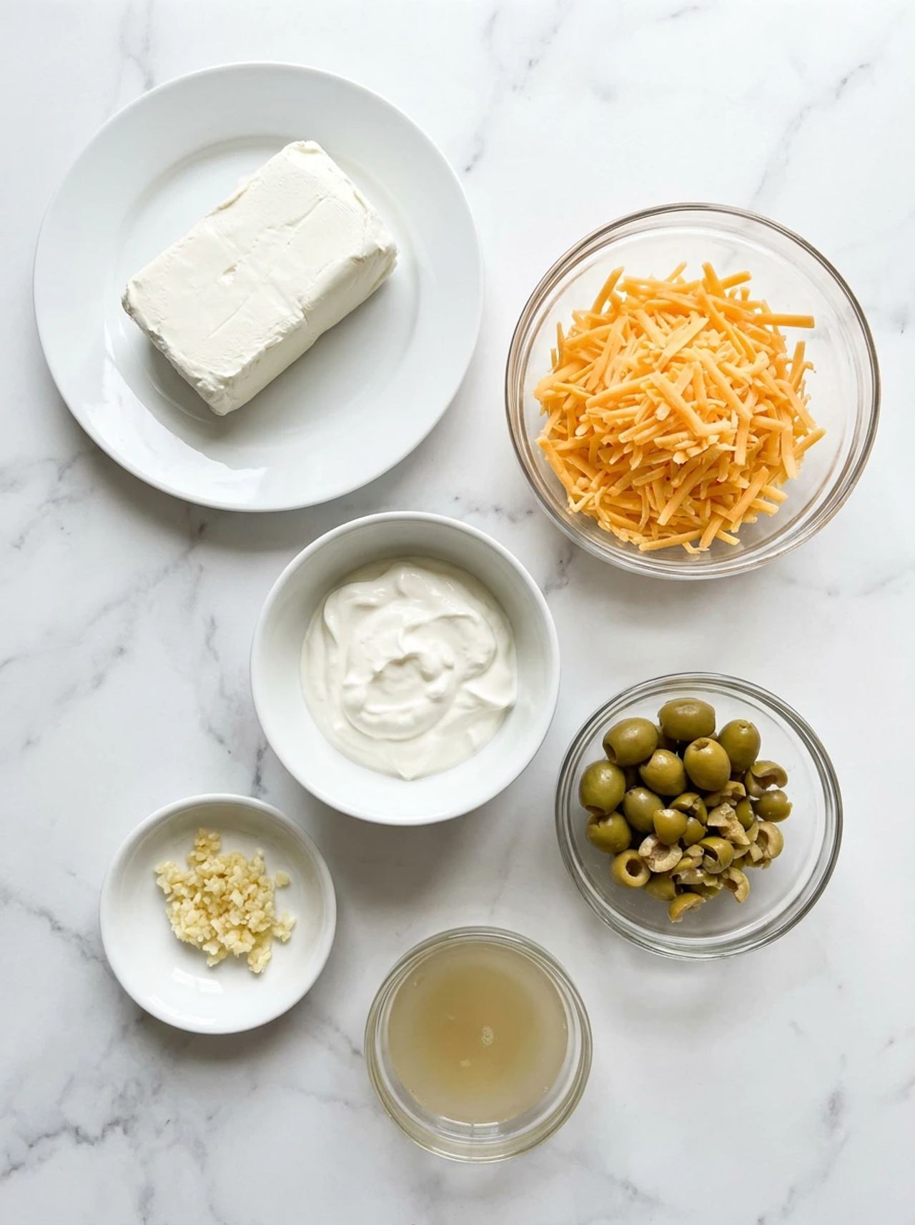 Cheddar Olive Dip