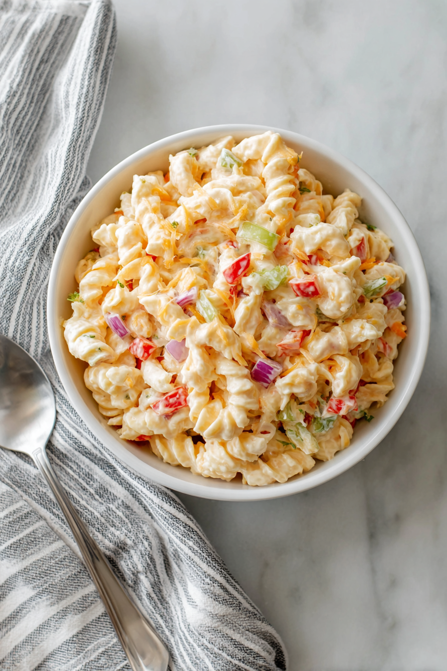 Cheddar & Sour Cream Pasta Salad