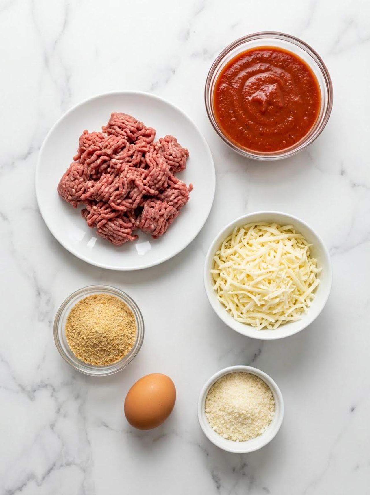 Cheesy Baked Meatballs