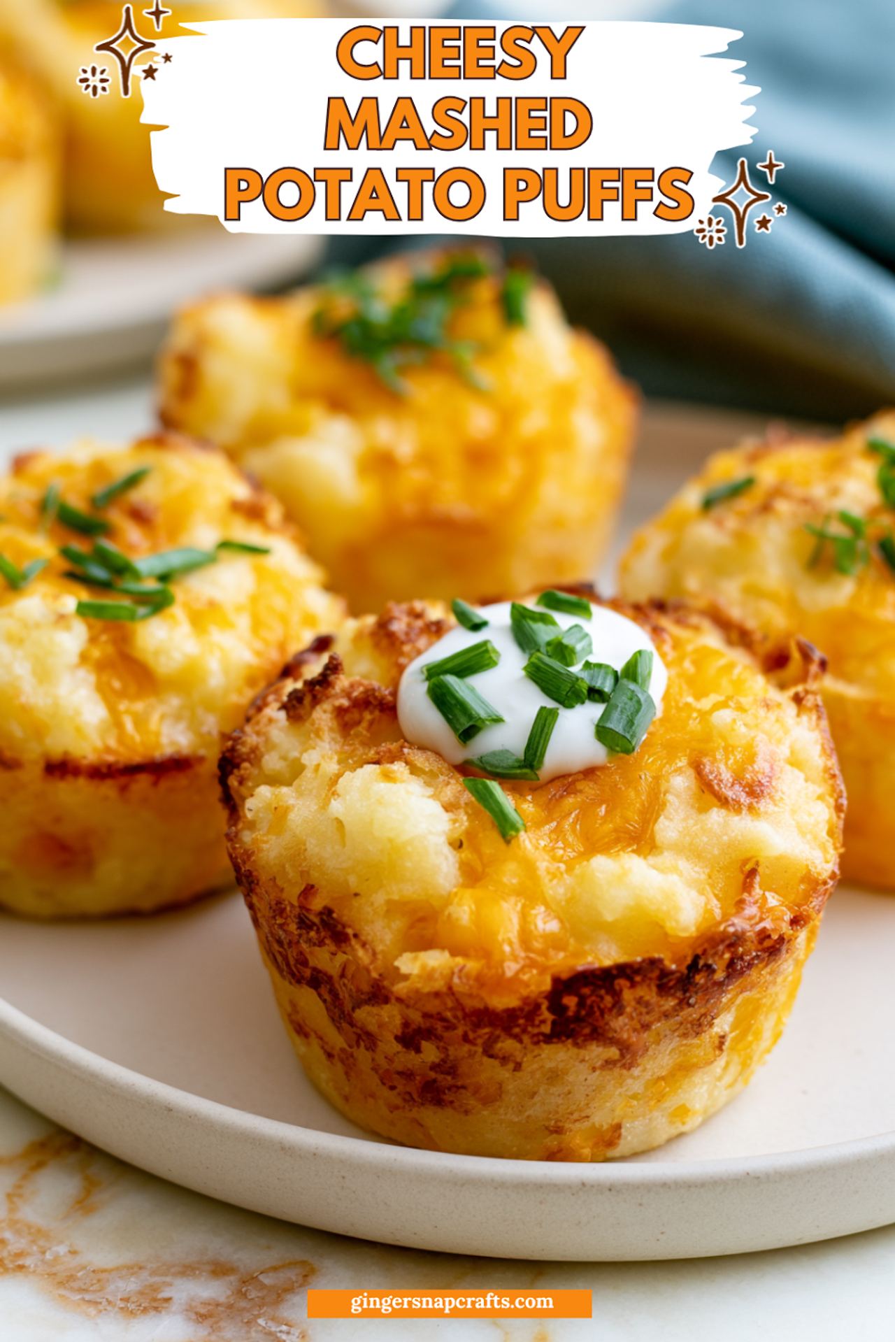 Cheesy Mashed Potato Puffs