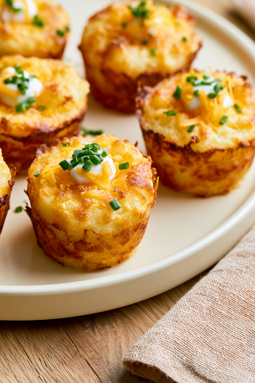 Cheesy Mashed Potato Puffs