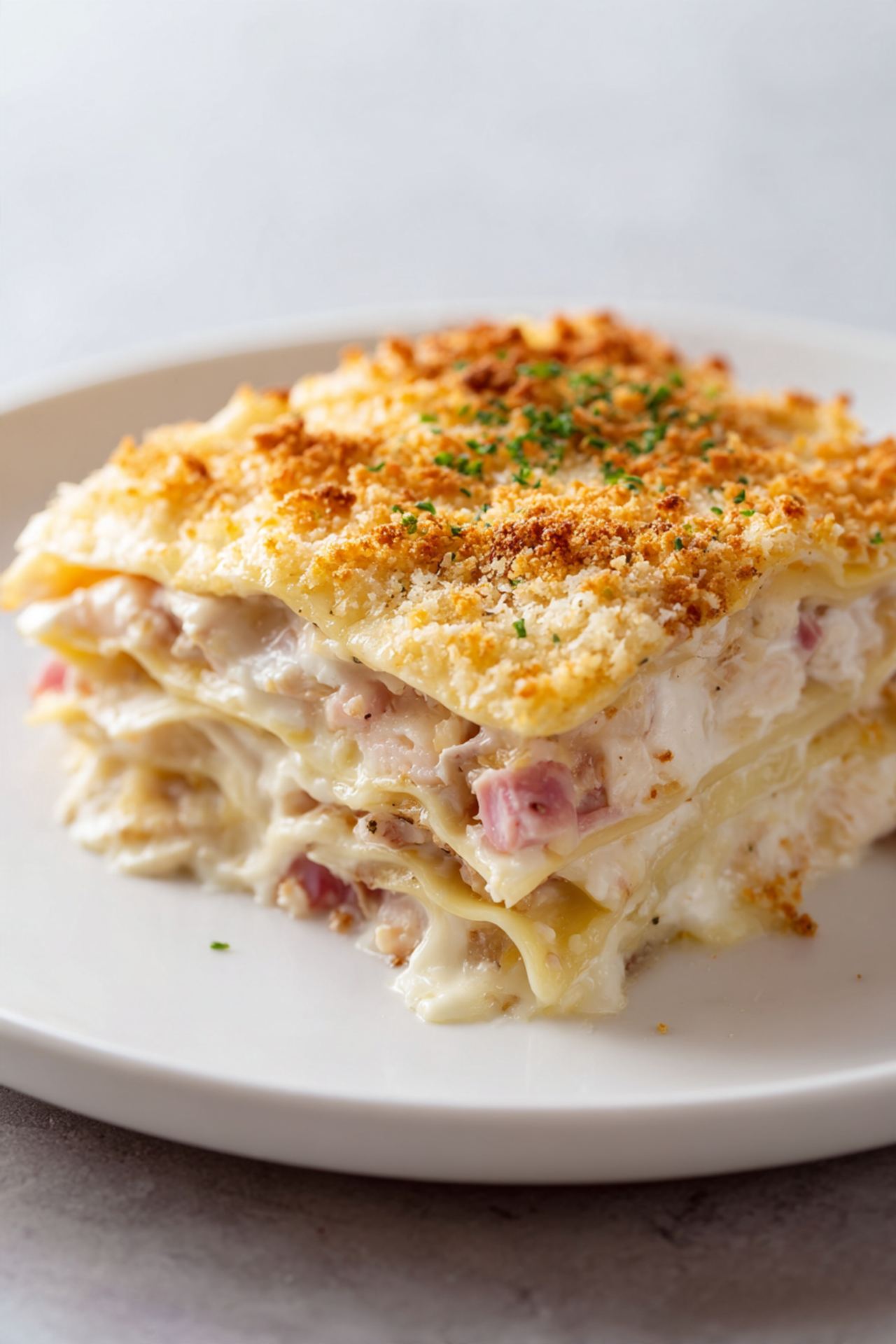 Chicken Cordon Bleu Lasagna