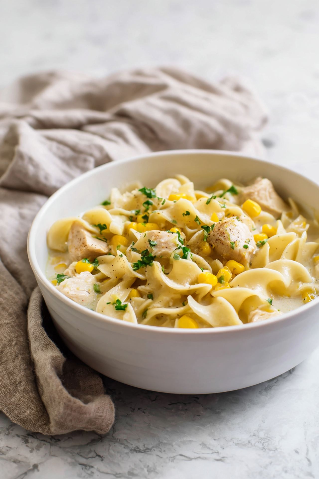 Chicken Corn Noodle Soup