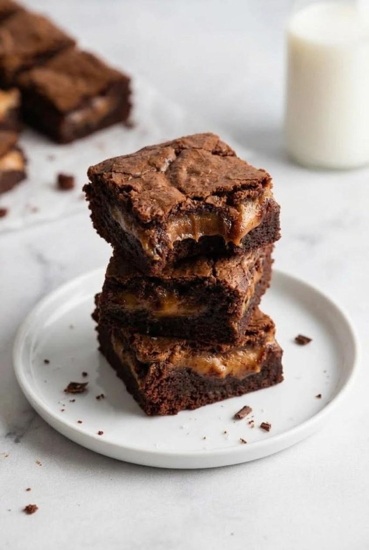 Chocolate Caramel Brownies