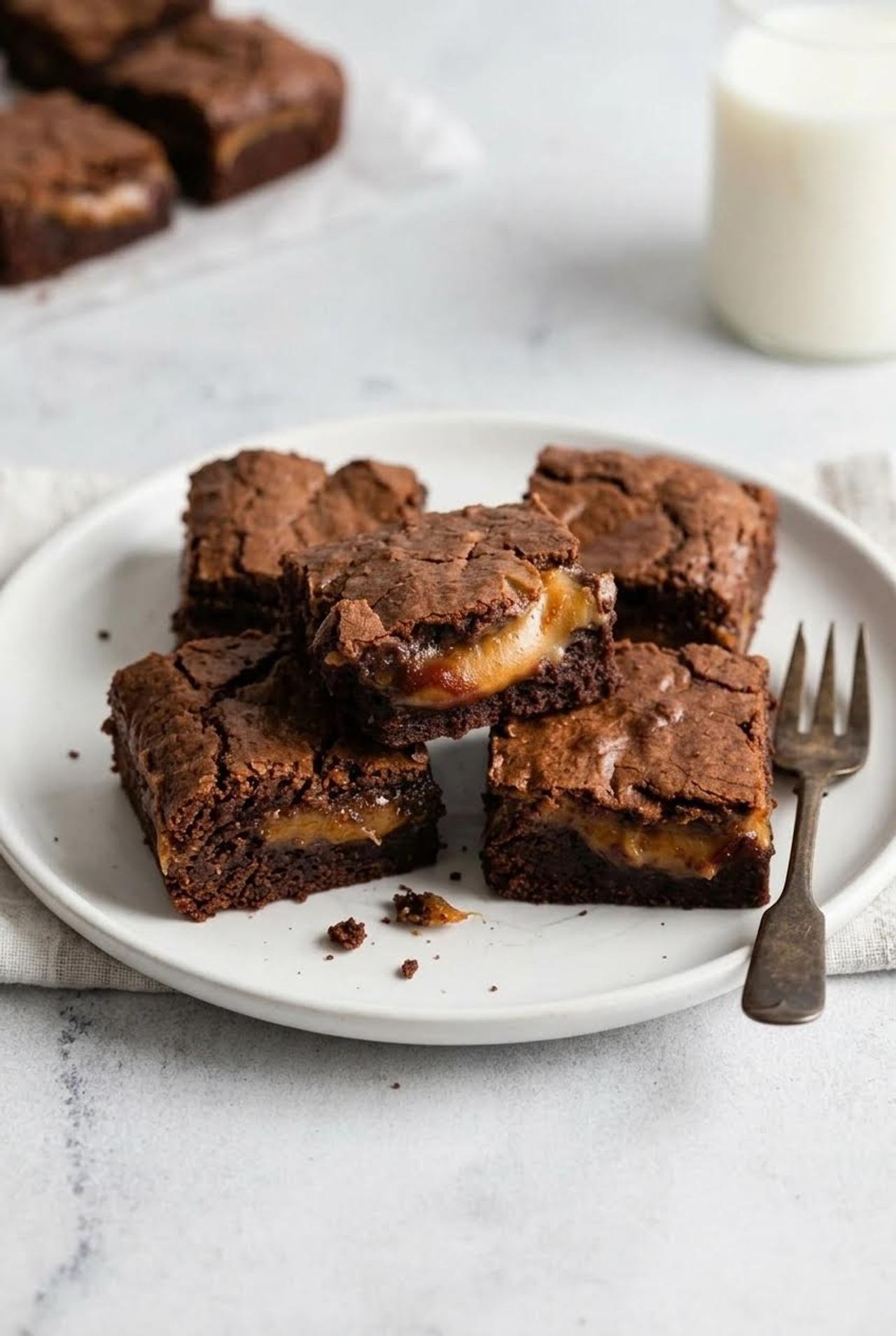 Chocolate Caramel Brownies