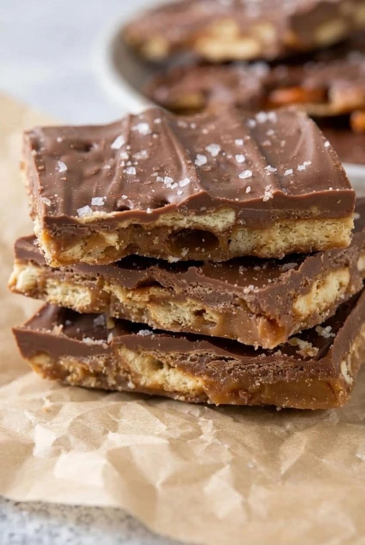 Chocolate Caramel Pretzel Bars