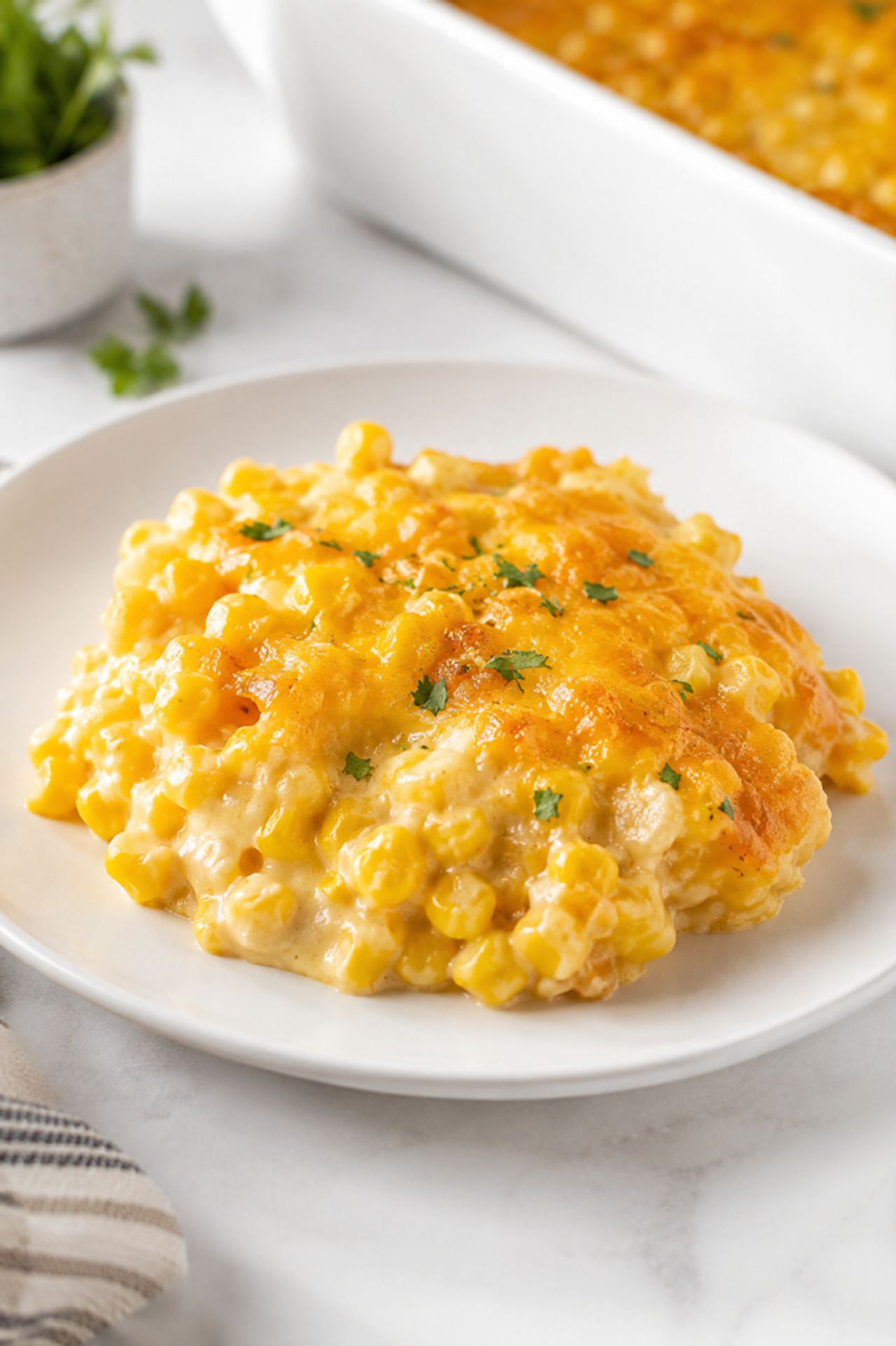 Cream Cheese Corn Casserole