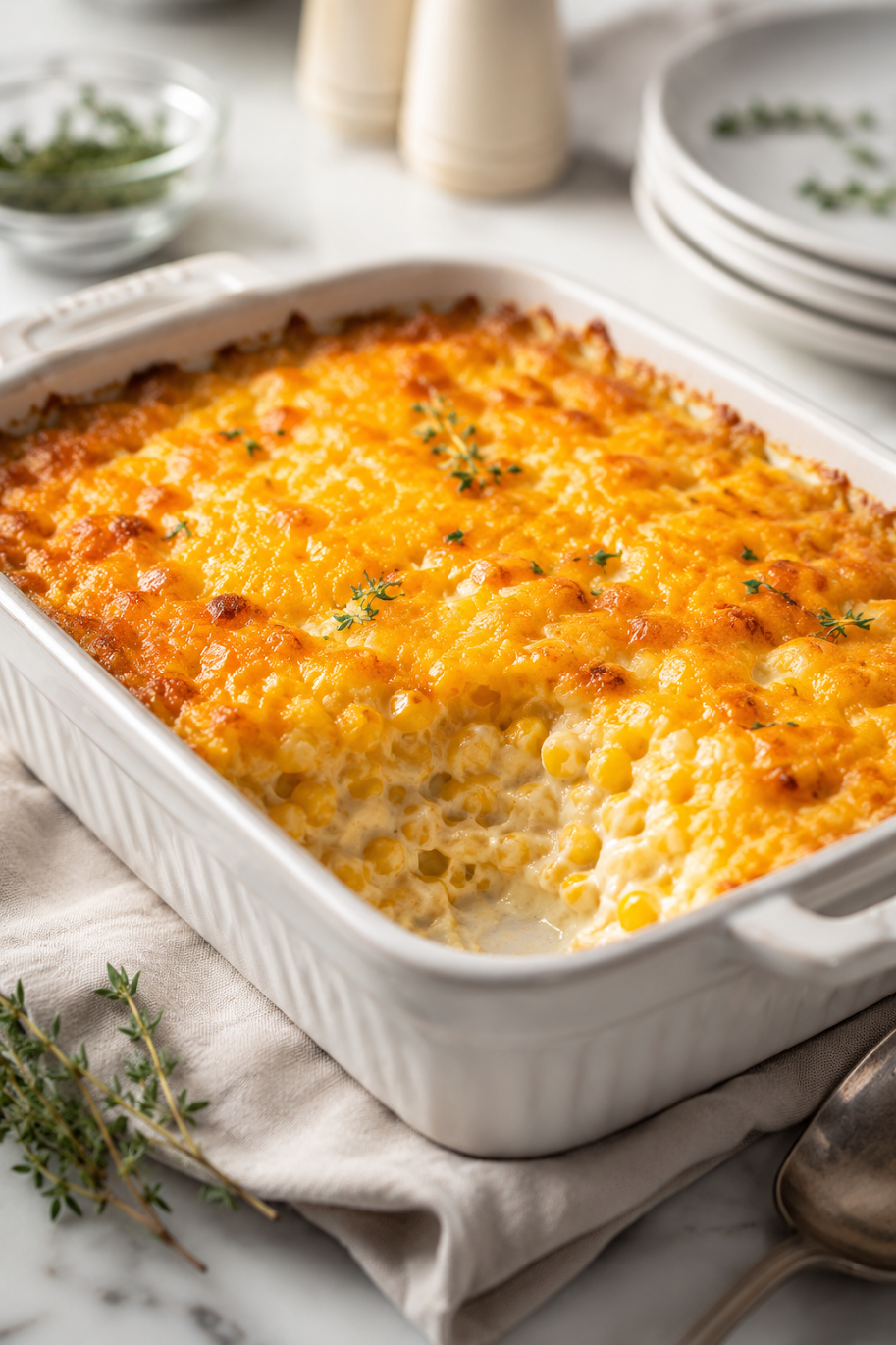 Cream Cheese Corn Casserole