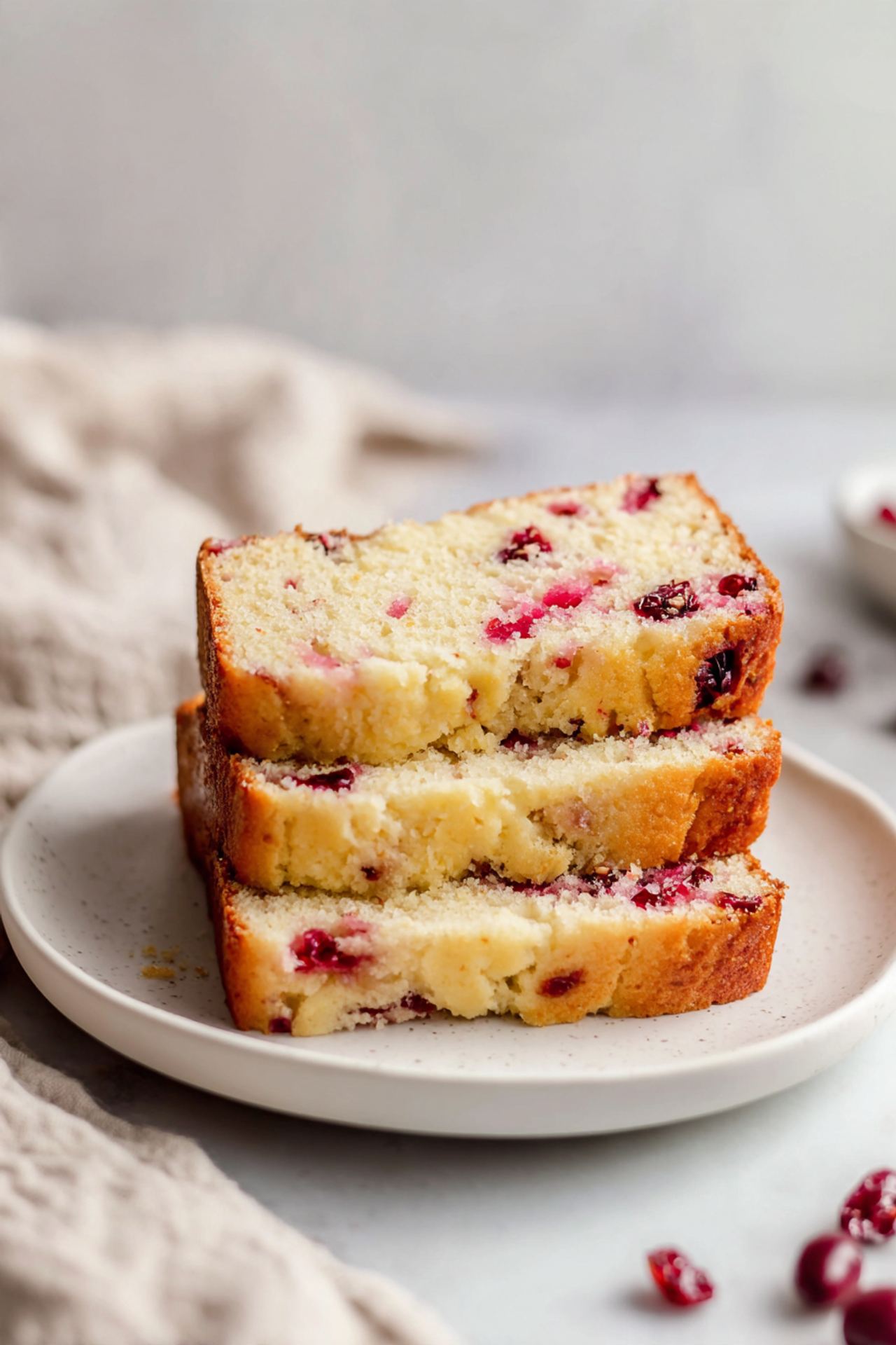 Cream Cheese Cranberry Loaf