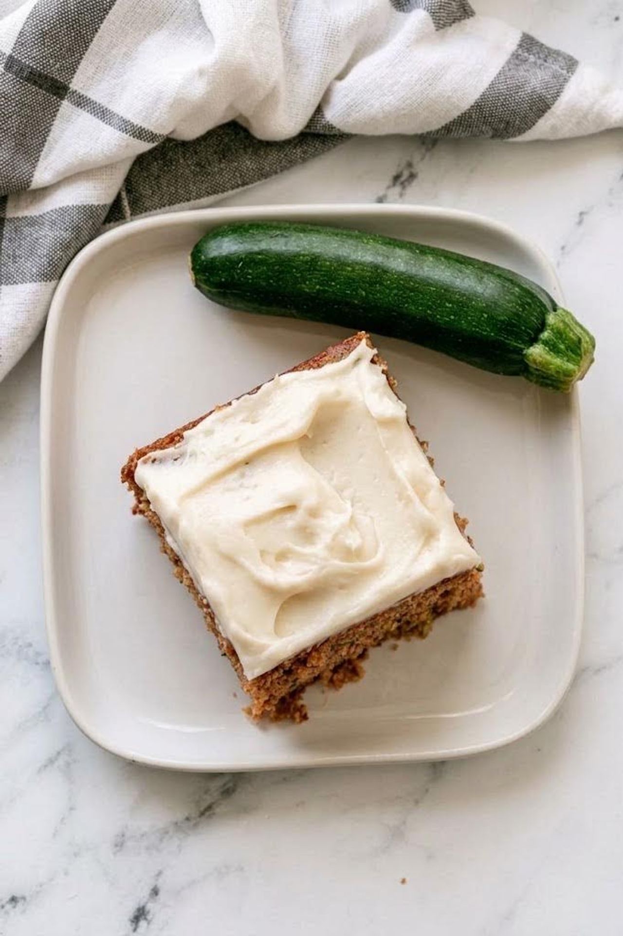 Cream Cheese Frosted Zucchini Cake
