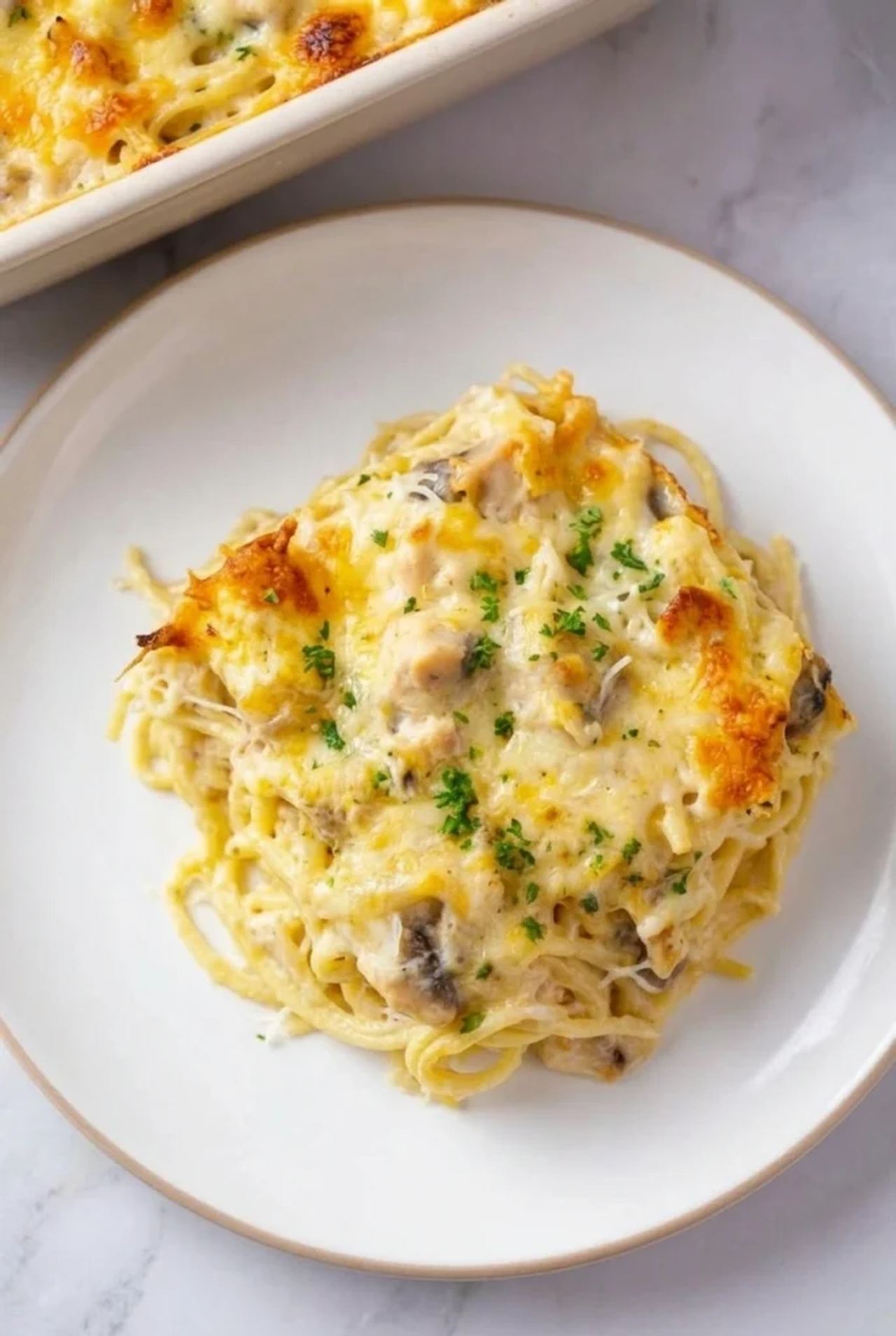 Creamy Chicken Tetrazzini