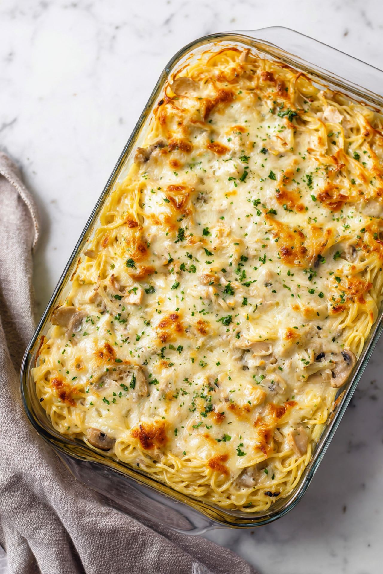 Creamy Chicken Tetrazzini
