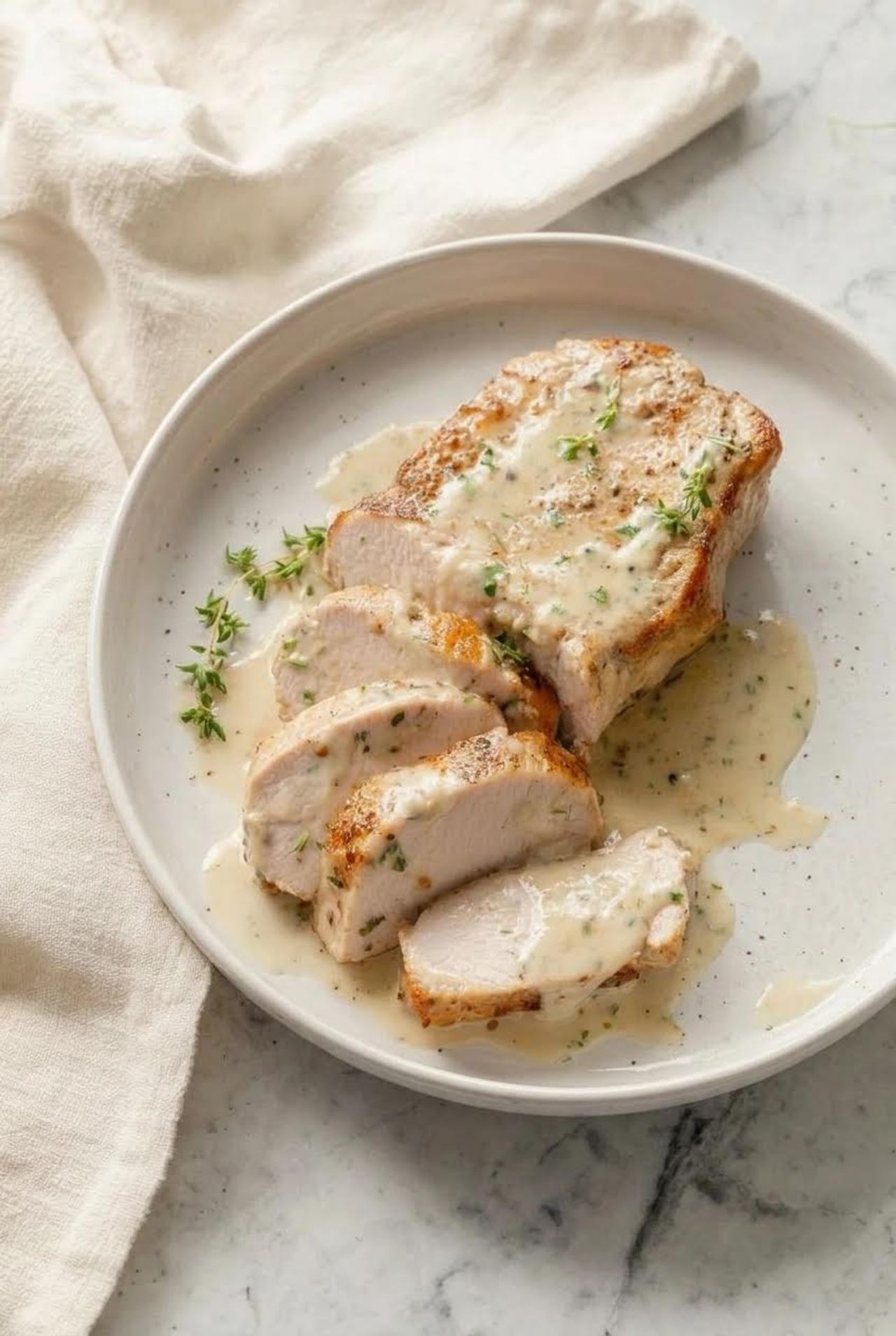 Creamy Ranch Pork Chops