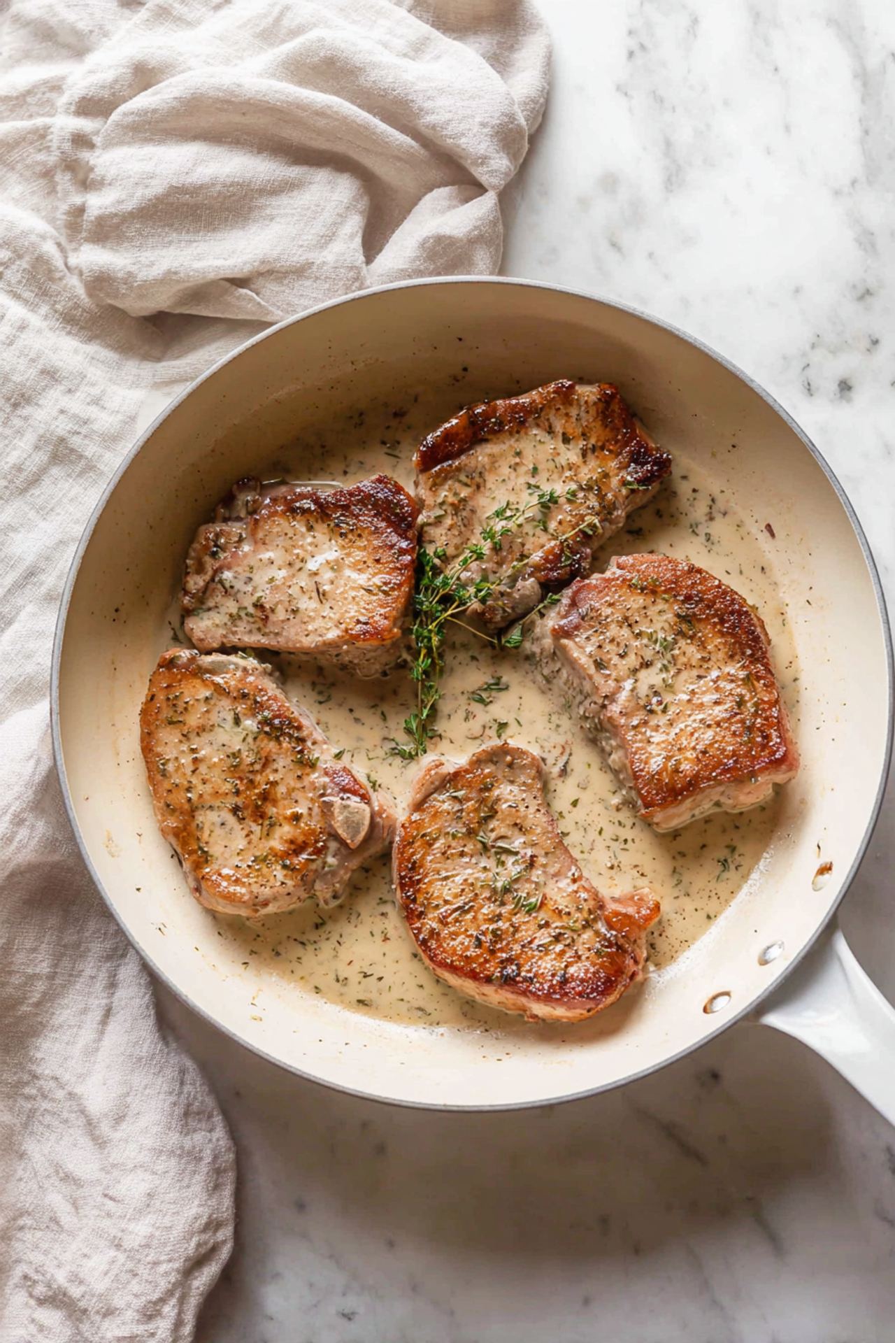 Creamy Ranch Pork Chops