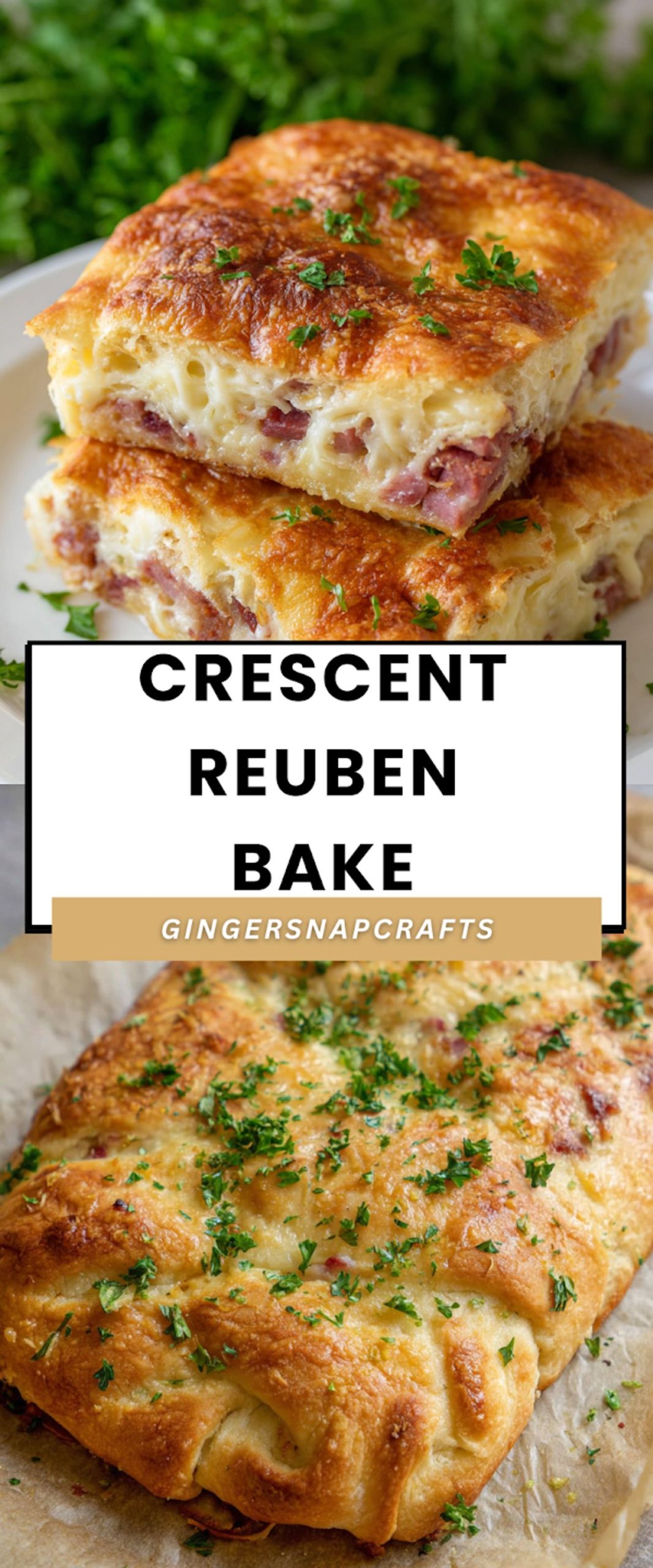 Crescent Reuben Bake