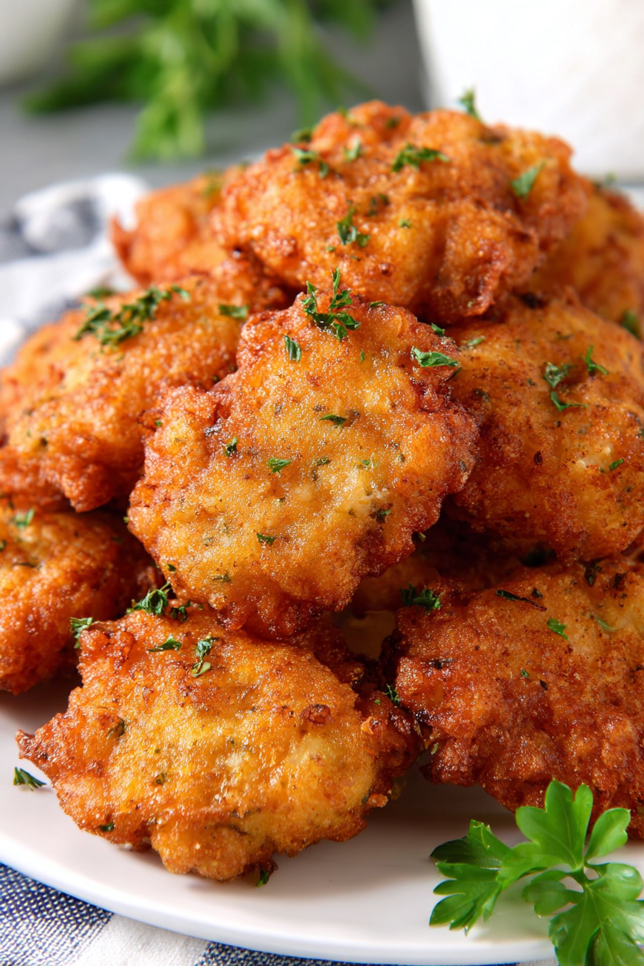Crispy Chicken Fritters