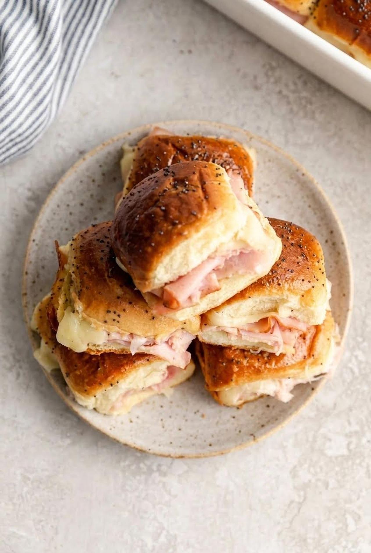 Crockpot BBQ Ham Sliders (4 Ingredients)