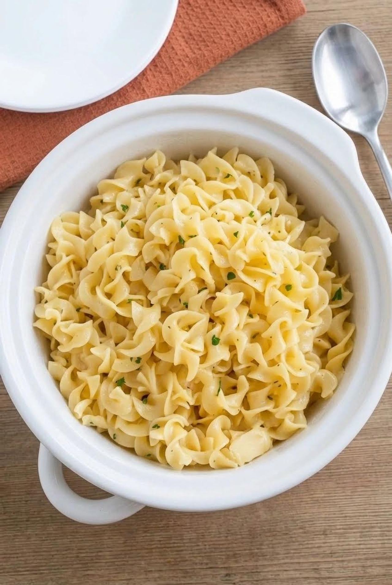 Crockpot Butter Noodles