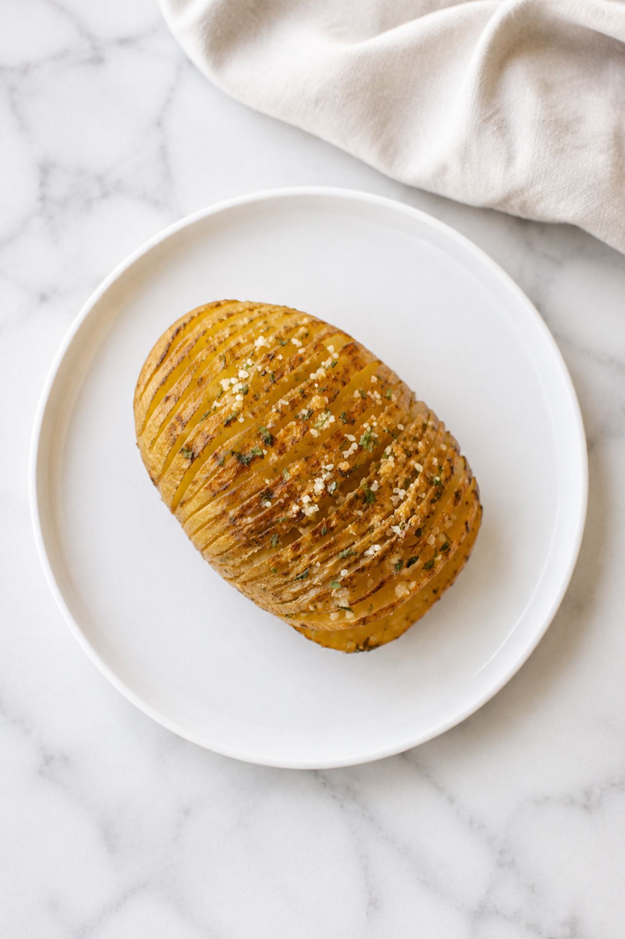 Crockpot Hasselback Potatoes