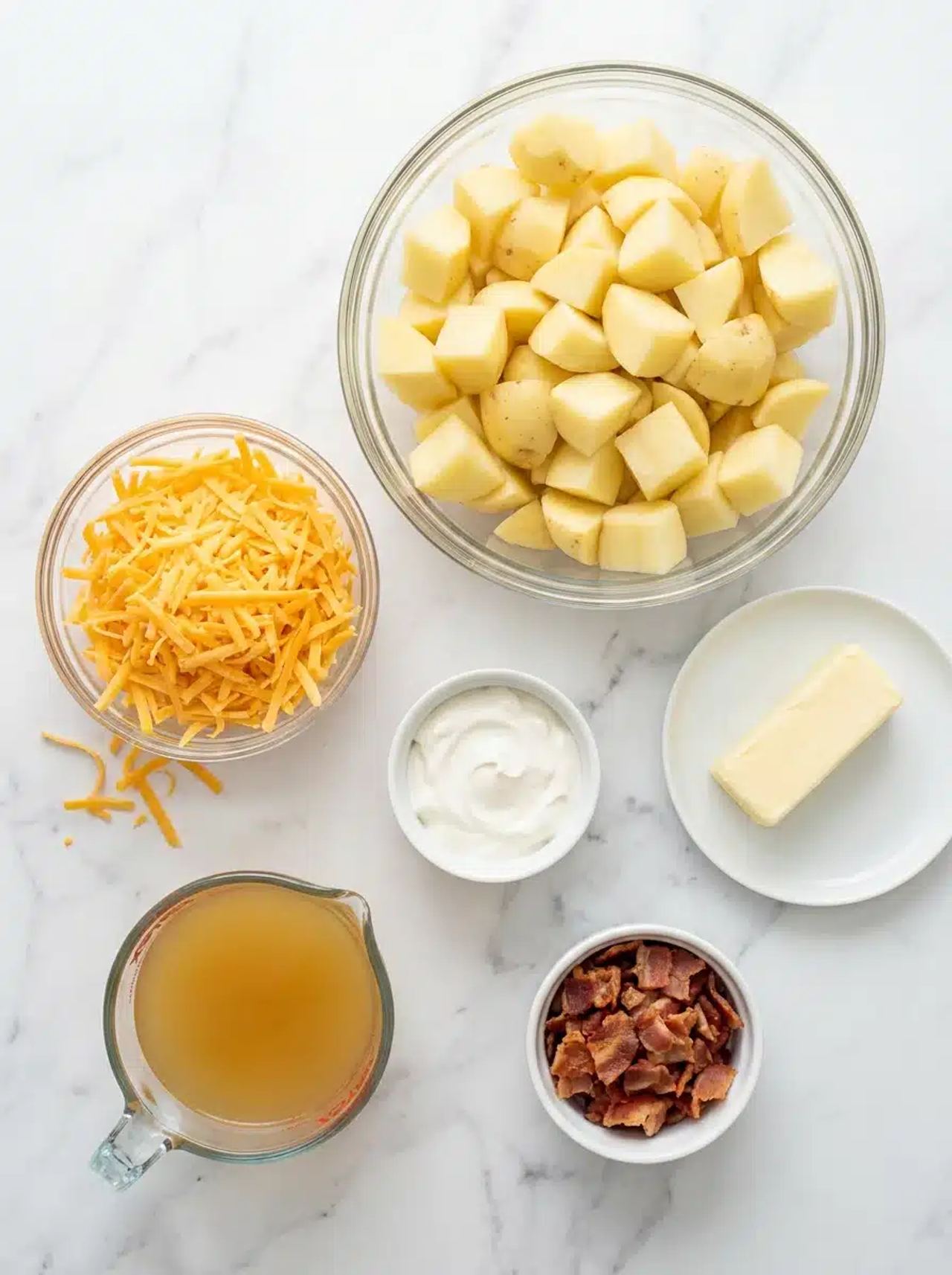 Crockpot Loaded Mashed Potatoes