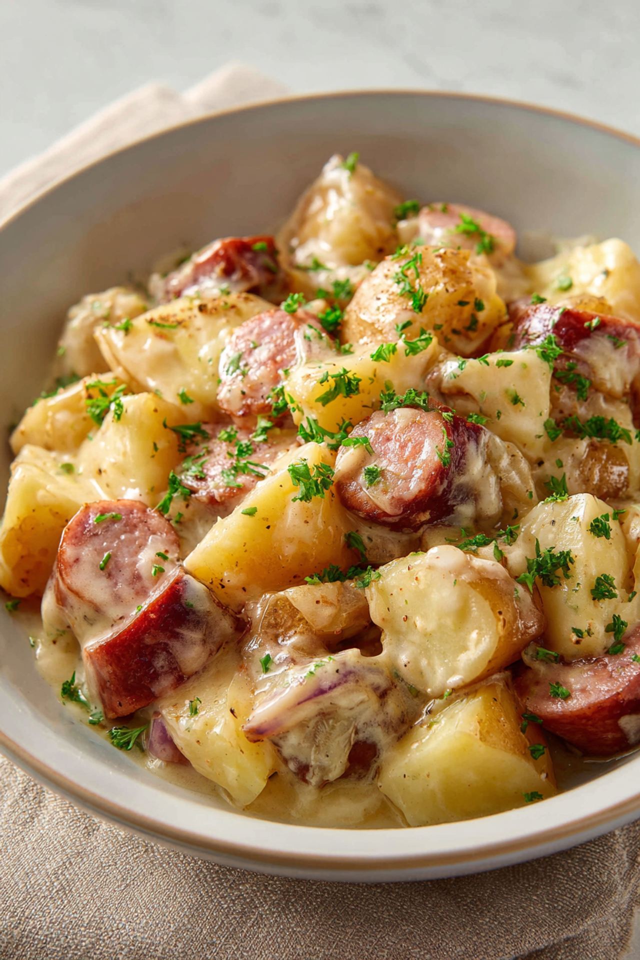 Crockpot Sausage and Potatoes