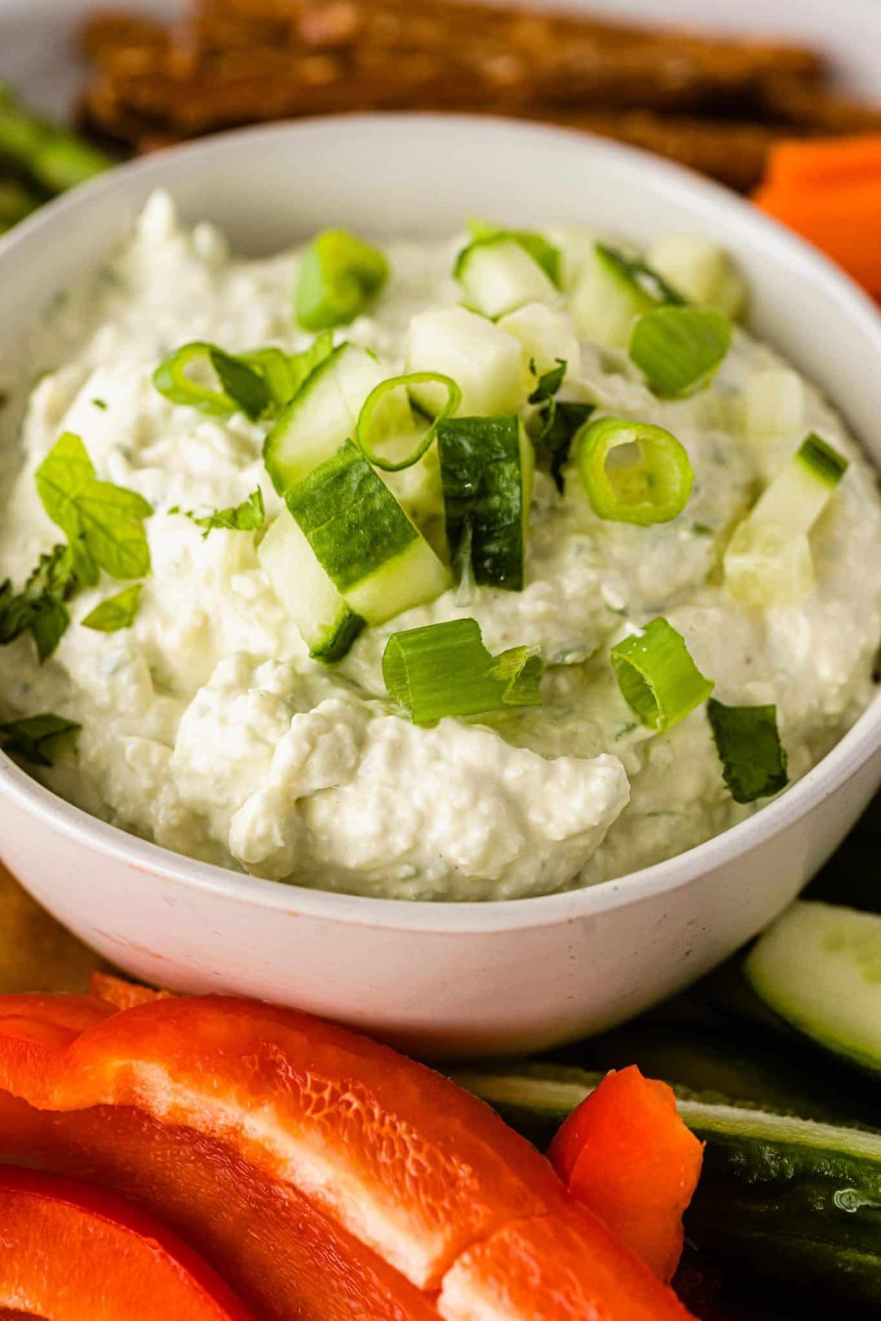 Cucumber Cream Cheese Crack Dip