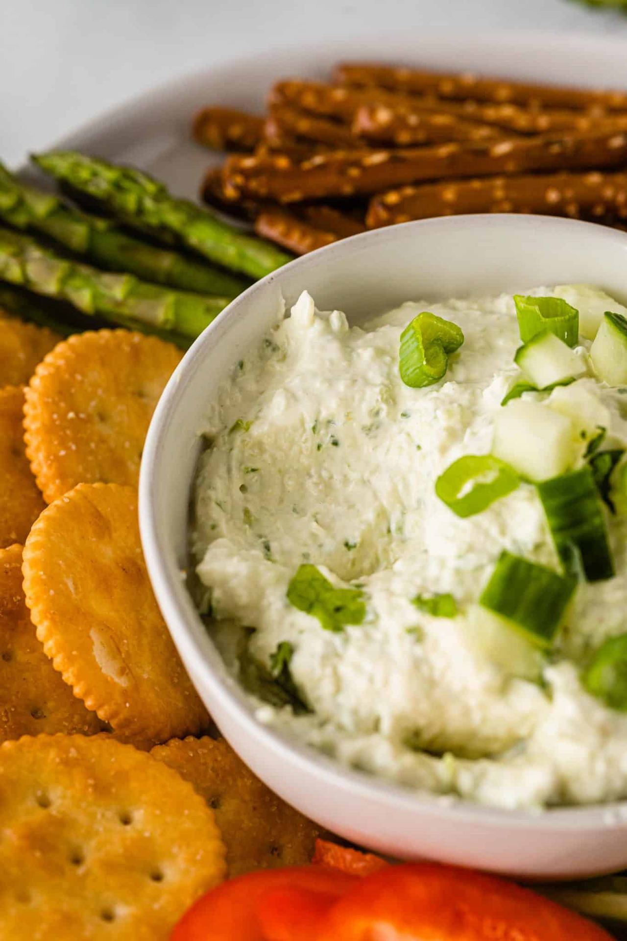 Cucumber Cream Cheese Crack Dip
