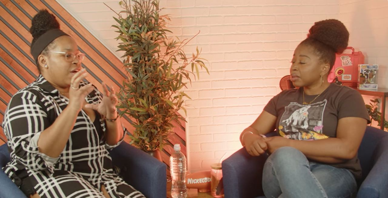 Carla Jeffery speaks during an interview for The Tokens Podcast, reflecting on her experiences and the importance of representation in children’s entertainment. | Source: YouTube/Giovonnie Samuels